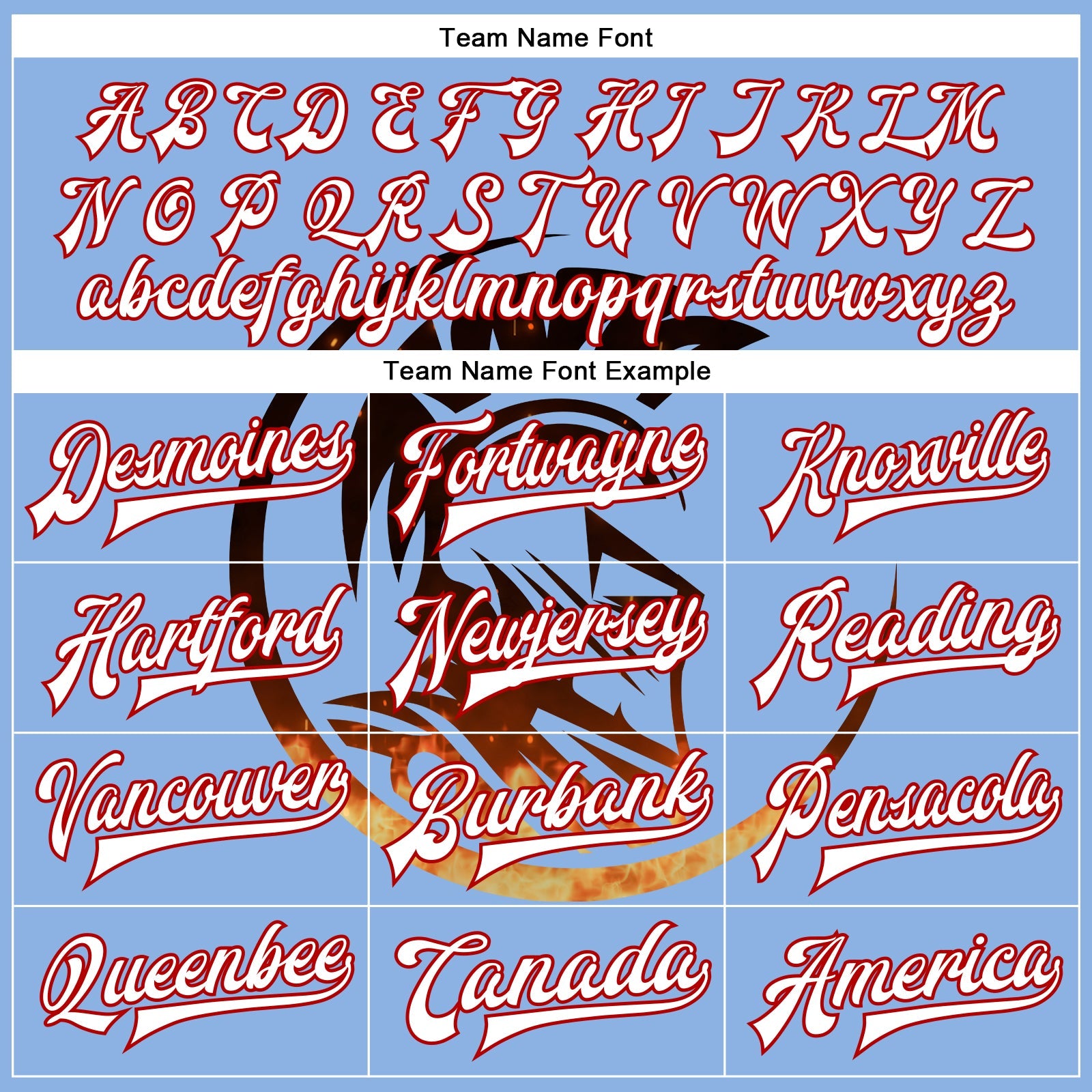 Custom Light Blue White-Red Spartan Logo 3D Pattern Design Bomber Full-Snap Varsity Letterman Two Tone Jacket view 6