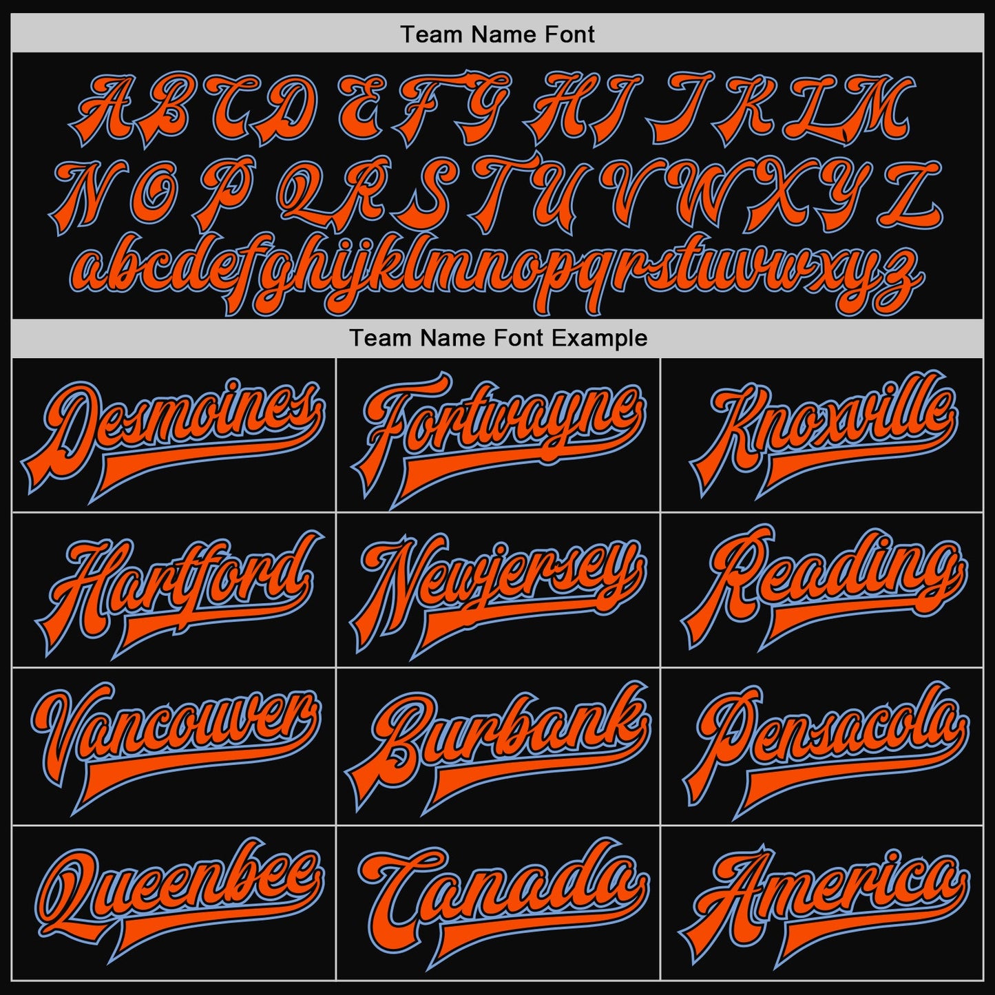 Custom Black Light Blue-Orange Bomber Full-Snap Varsity Letterman Two Tone Jacket view 6