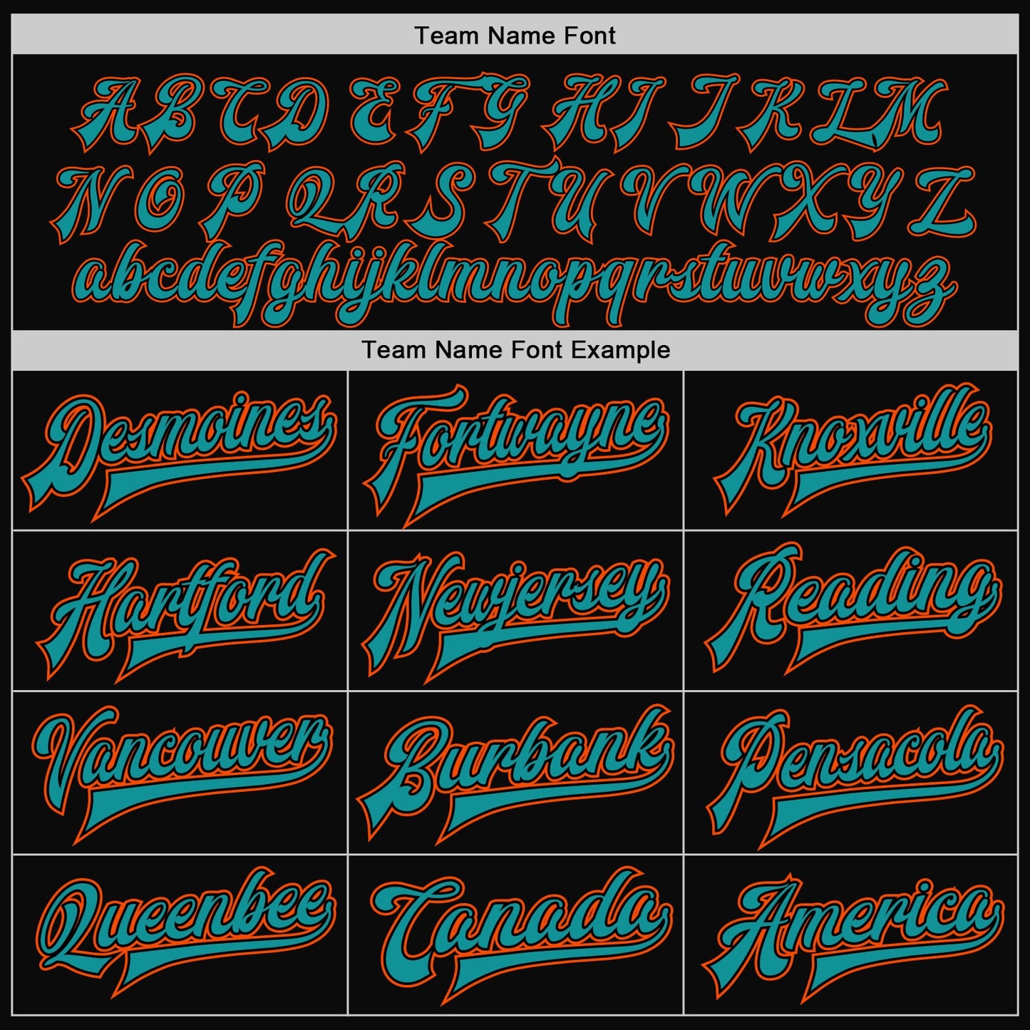 Custom Black Orange-Teal Bomber Full-Snap Varsity Letterman Two Tone Jacket view 6