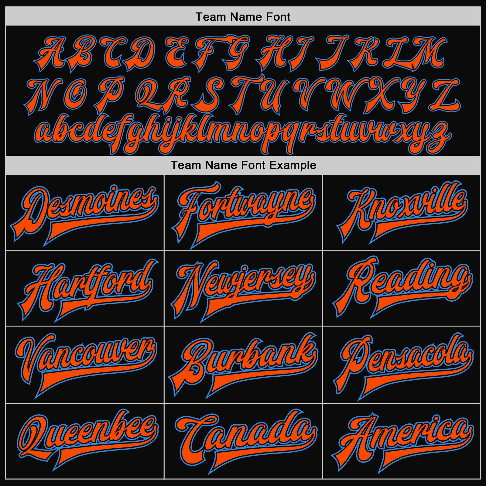 Custom Black Powder Blue-Orange Bomber Full-Snap Varsity Letterman Two Tone Jacket view 6