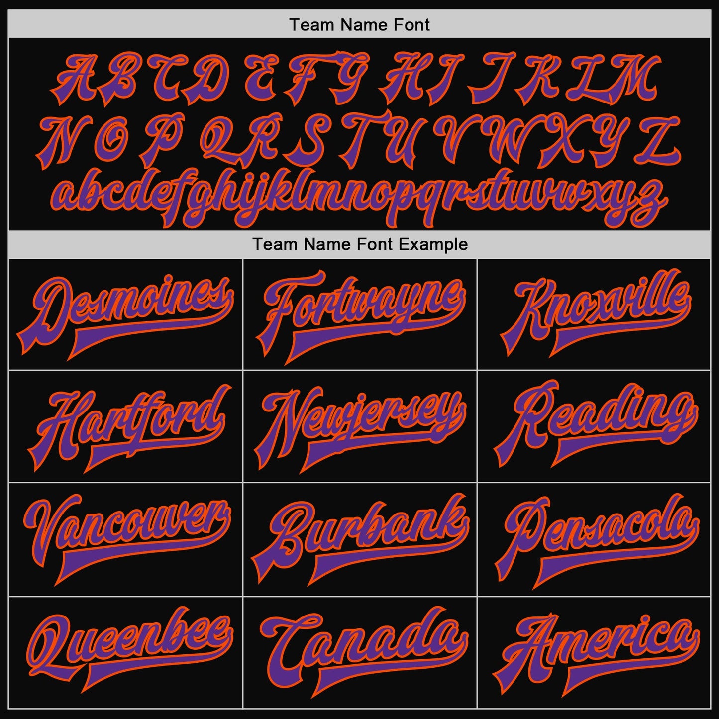 Custom Black Purple-Orange Bomber Full-Snap Varsity Letterman Two Tone Jacket view 6