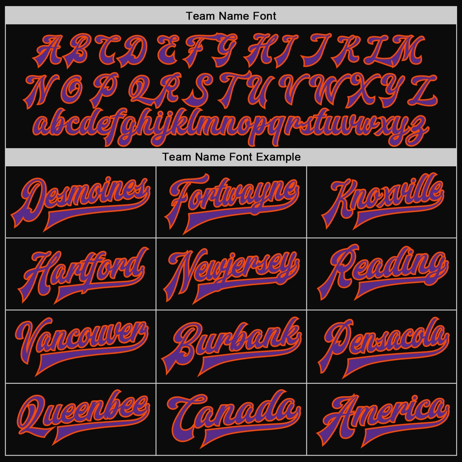 Custom Black Purple-Orange Bomber Full-Snap Varsity Letterman Two Tone Jacket view 6