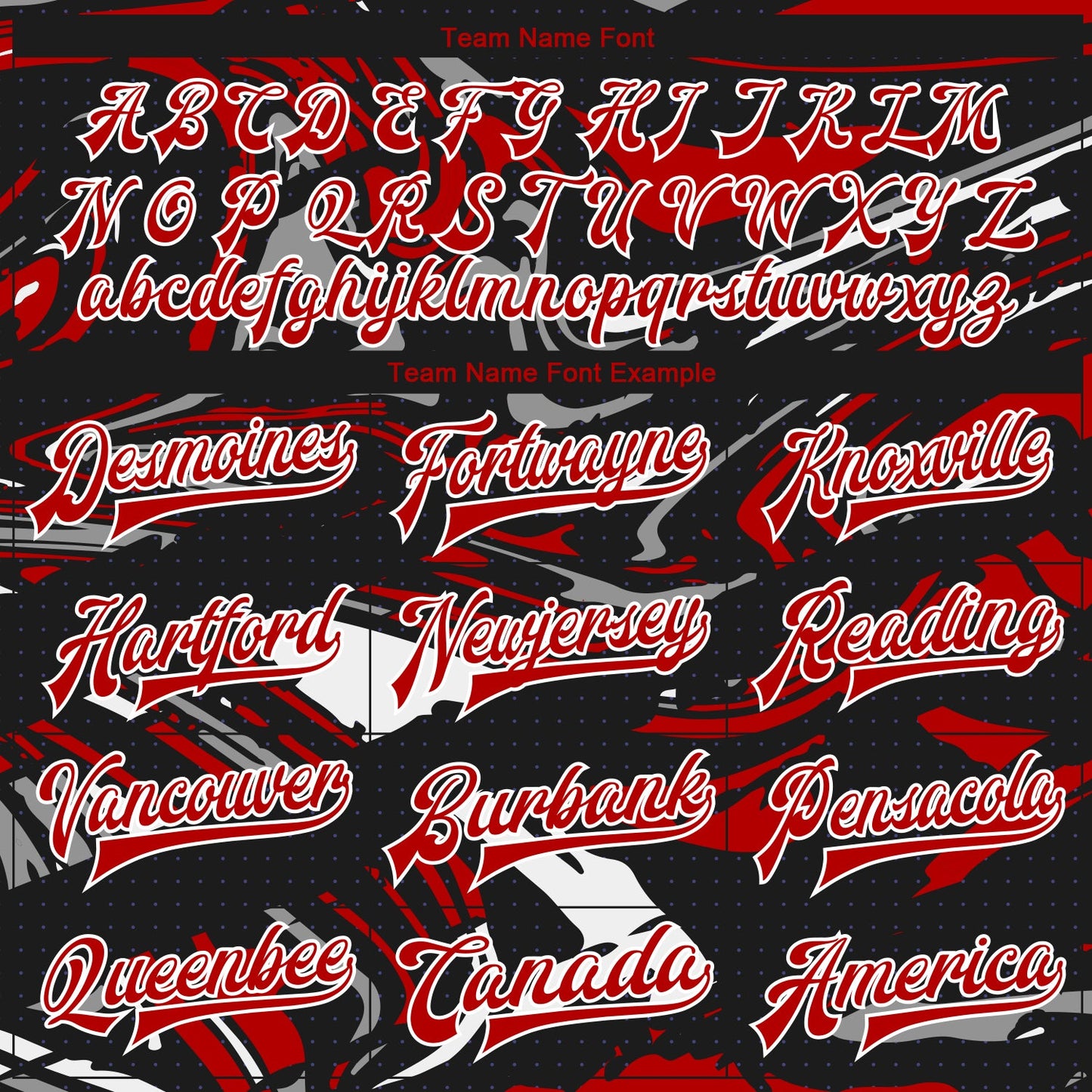 Custom Figure Red-Black 3D Pattern Design Bomber Full-Snap Varsity Letterman Jacket view 6