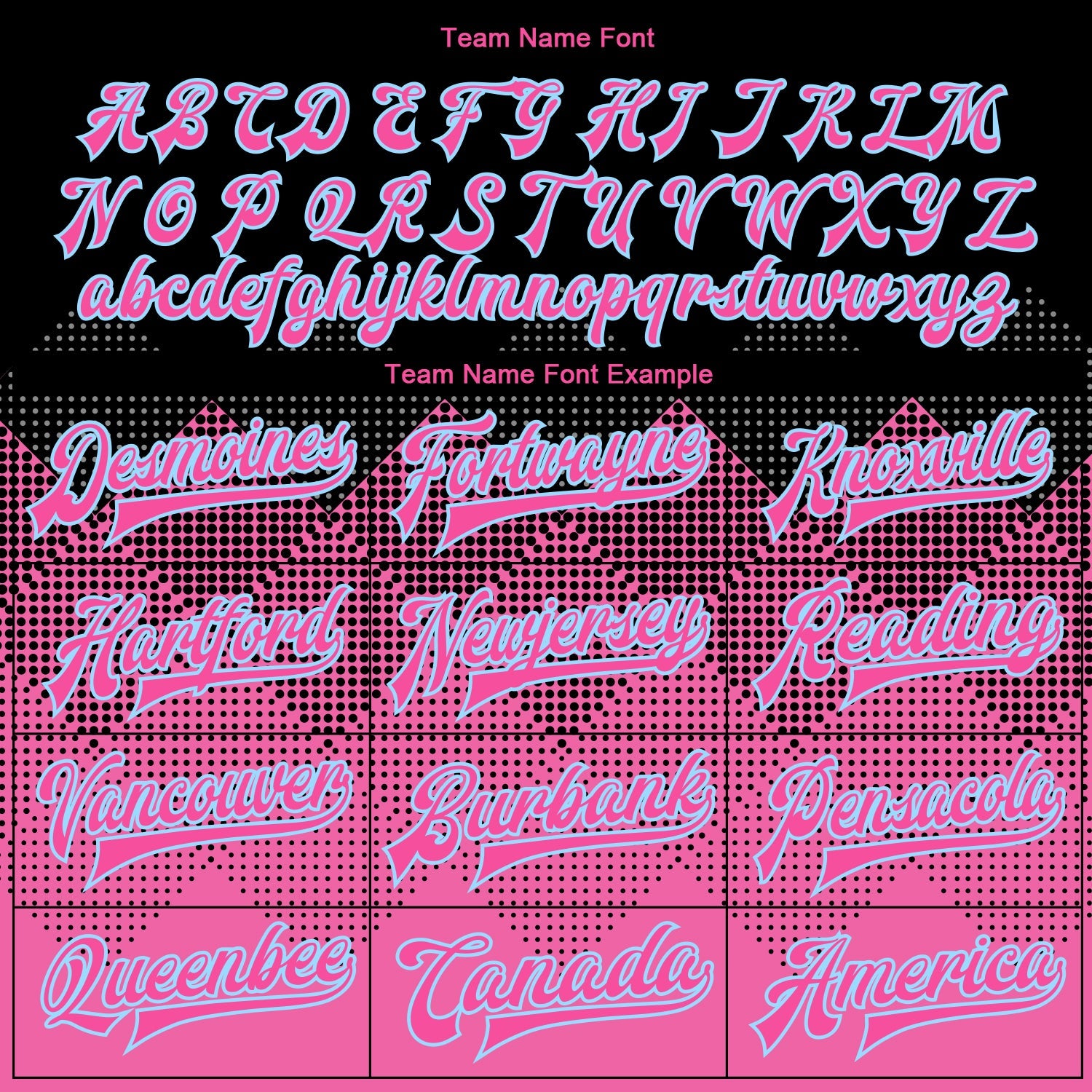 Custom Pink Light Blue-Black 3D Pattern Design Bomber Full-Snap Varsity Letterman Jacket view 6