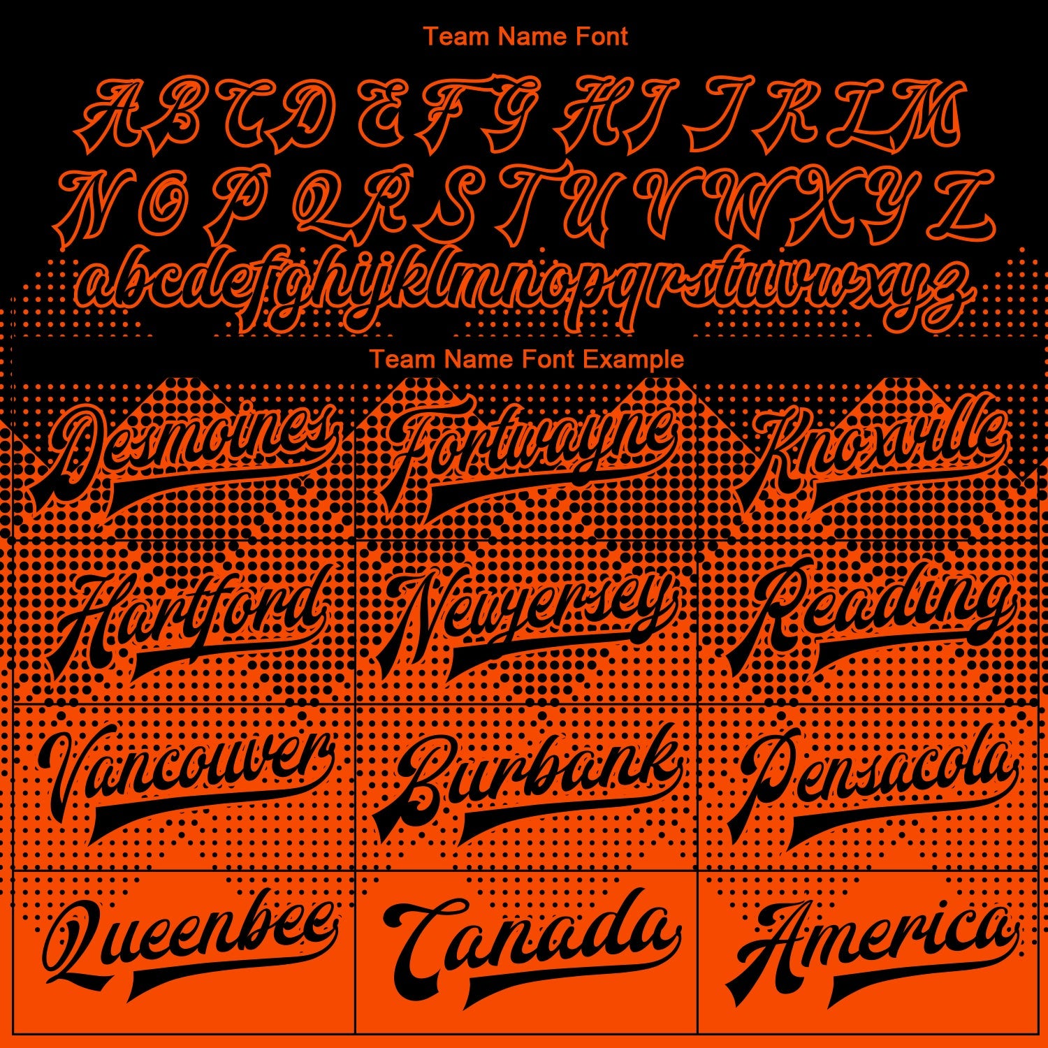 Custom Orange Black 3D Pattern Design Bomber Full-Snap Varsity Letterman Jacket view 6