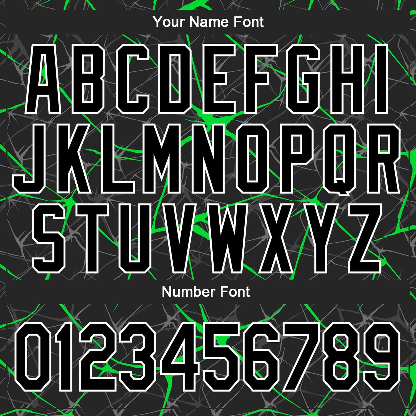 Custom Black Neon Green 3D Pattern Design Bomber Full-Snap Varsity Letterman Jacket view 7