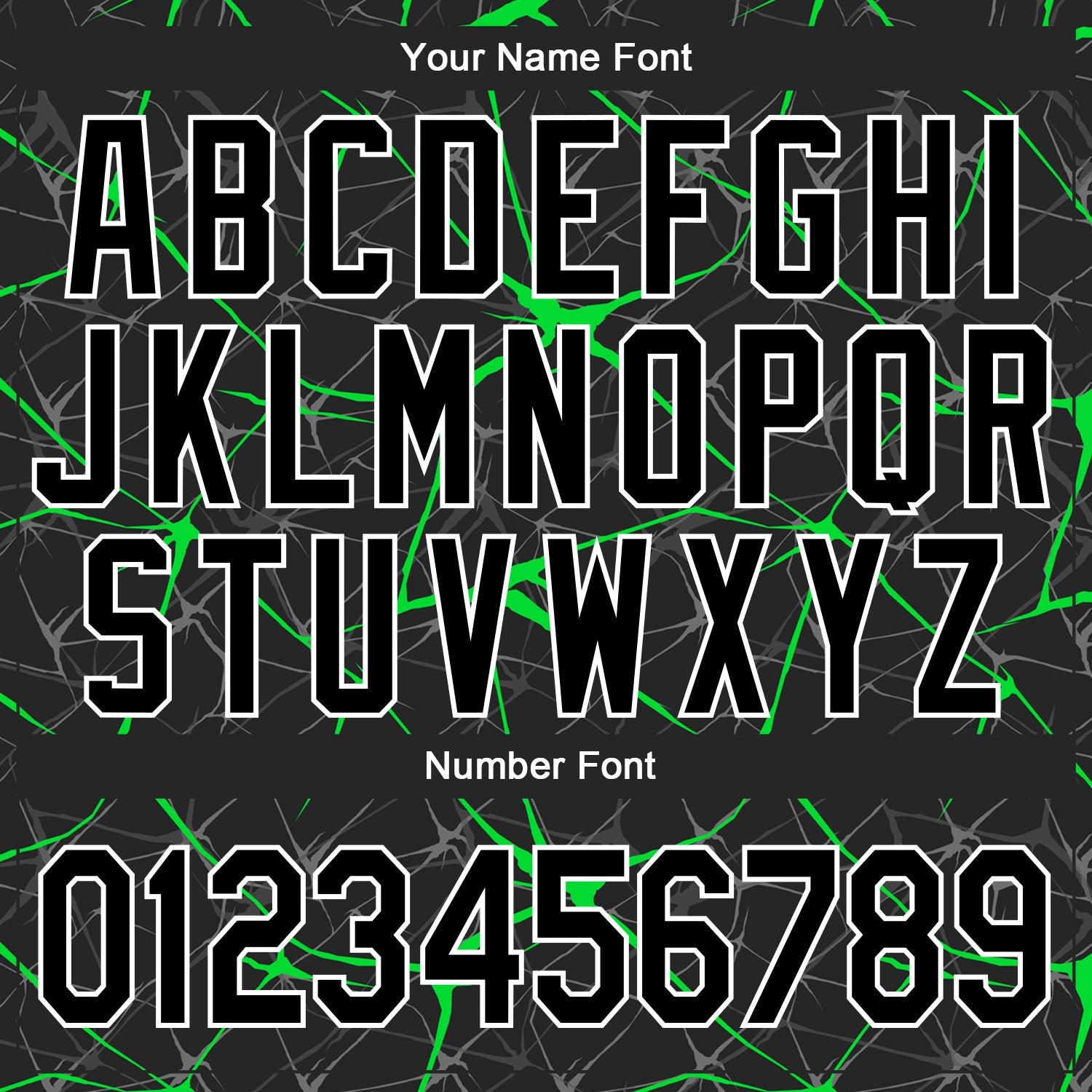 Custom Black Neon Green 3D Pattern Design Bomber Full-Snap Varsity Letterman Jacket view 7