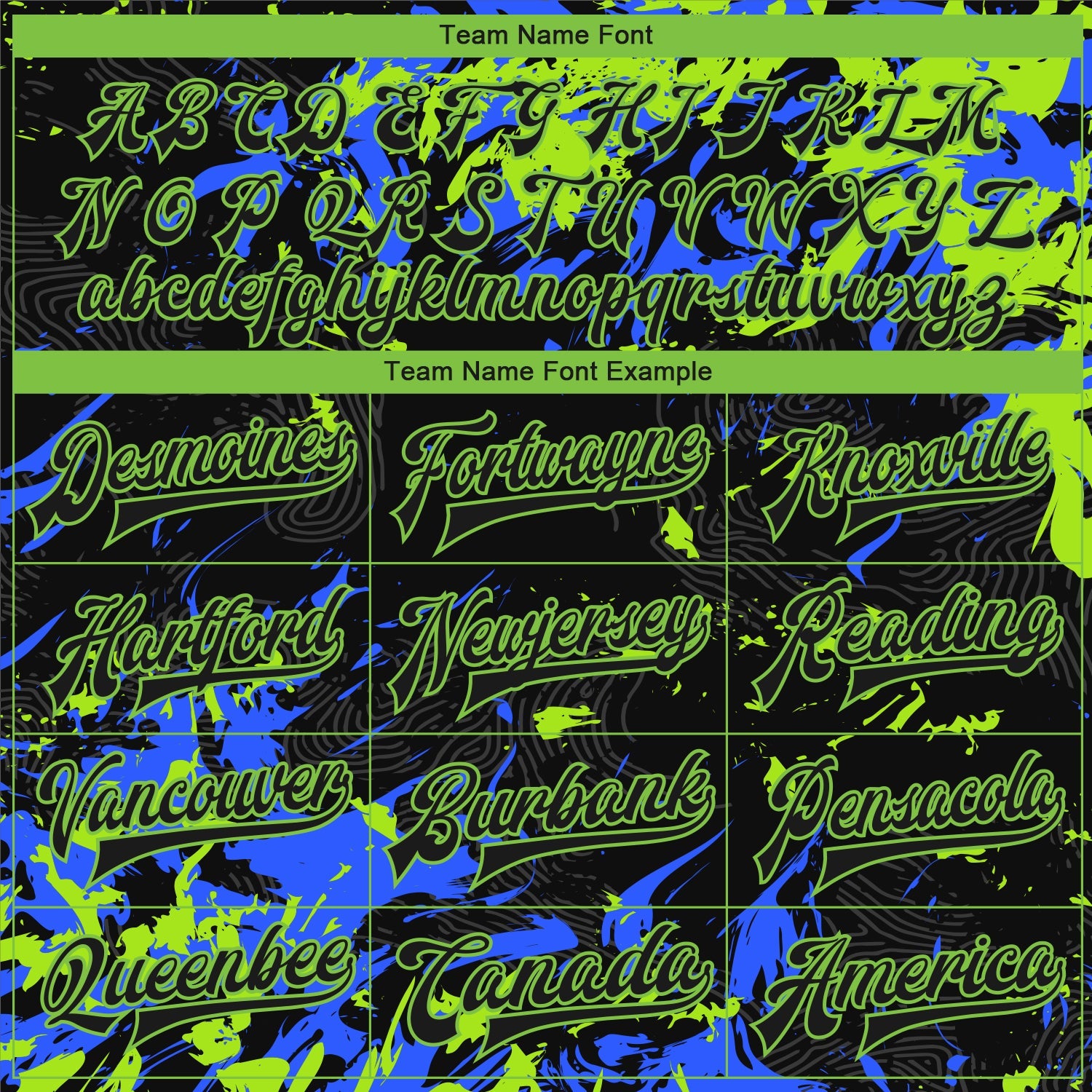 Custom Black Neon Green-Royal 3D Pattern Design Bomber Full-Snap Varsity Letterman Jacket view 6