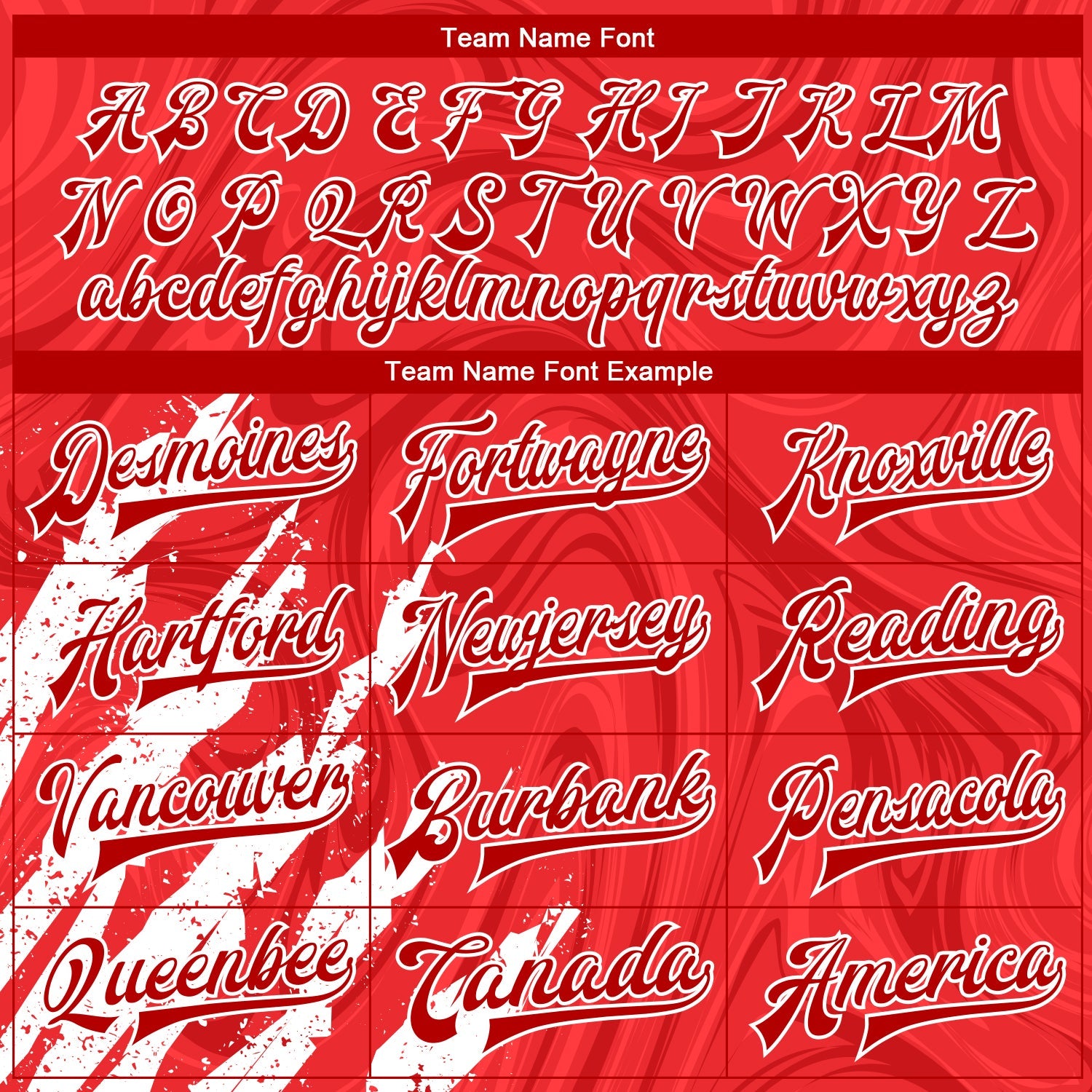 Custom Red White 3D Pattern Design Bomber Full-Snap Varsity Letterman Jacket view 6