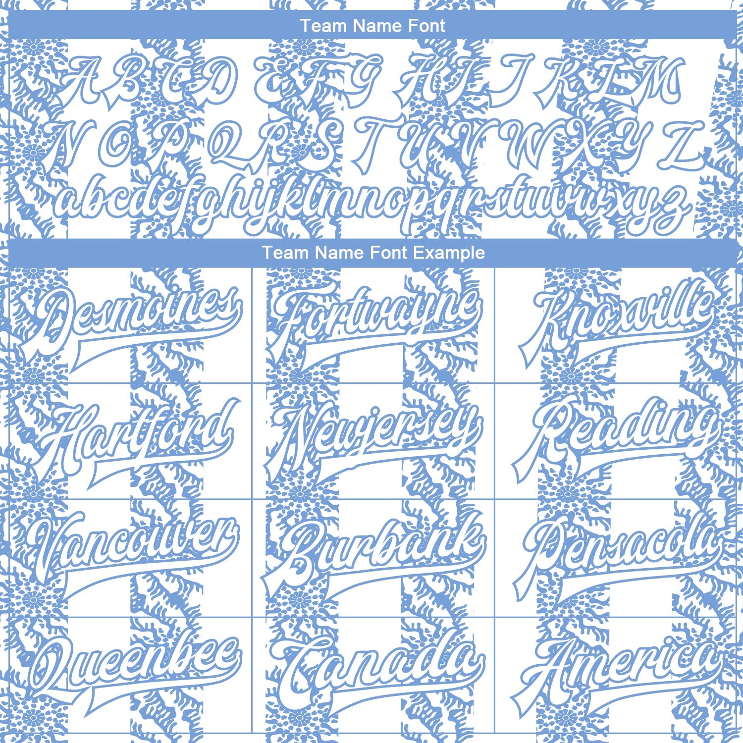 Custom Light Blue-White 3D Pattern Design Bomber Full-Snap Varsity Letterman Jacket view 6