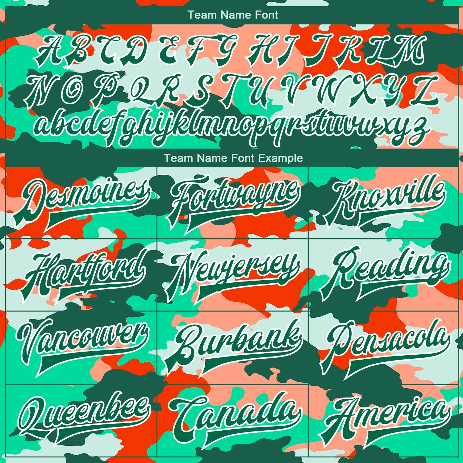 Custom Camo Kelly Green-White Fluorescent Camouflage 3D Bomber Full-Snap Varsity Letterman Salute To Service Jacket view 6