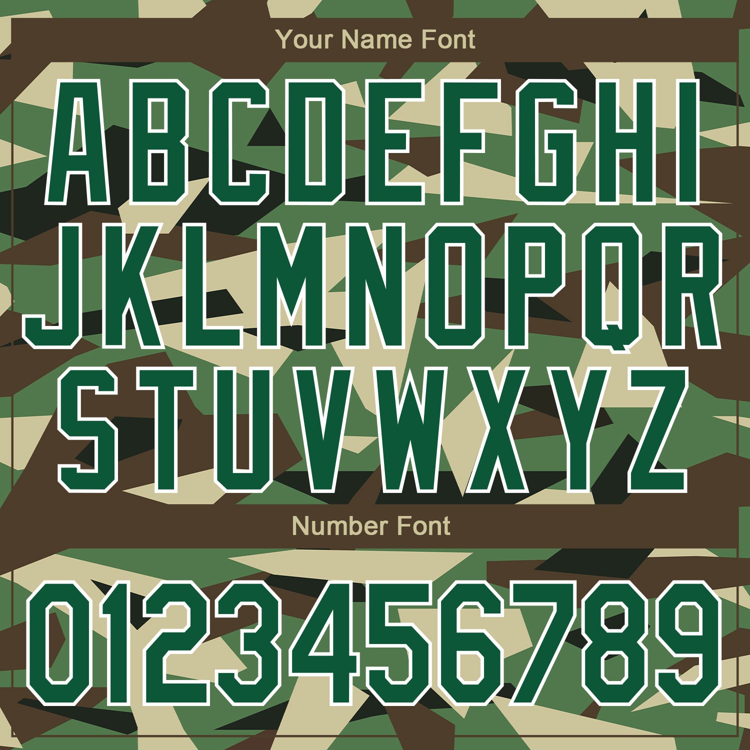 Custom Camo Kelly Green-White Geometric Camouflage 3D Bomber Full-Snap Varsity Letterman Salute To Service Jacket view 7