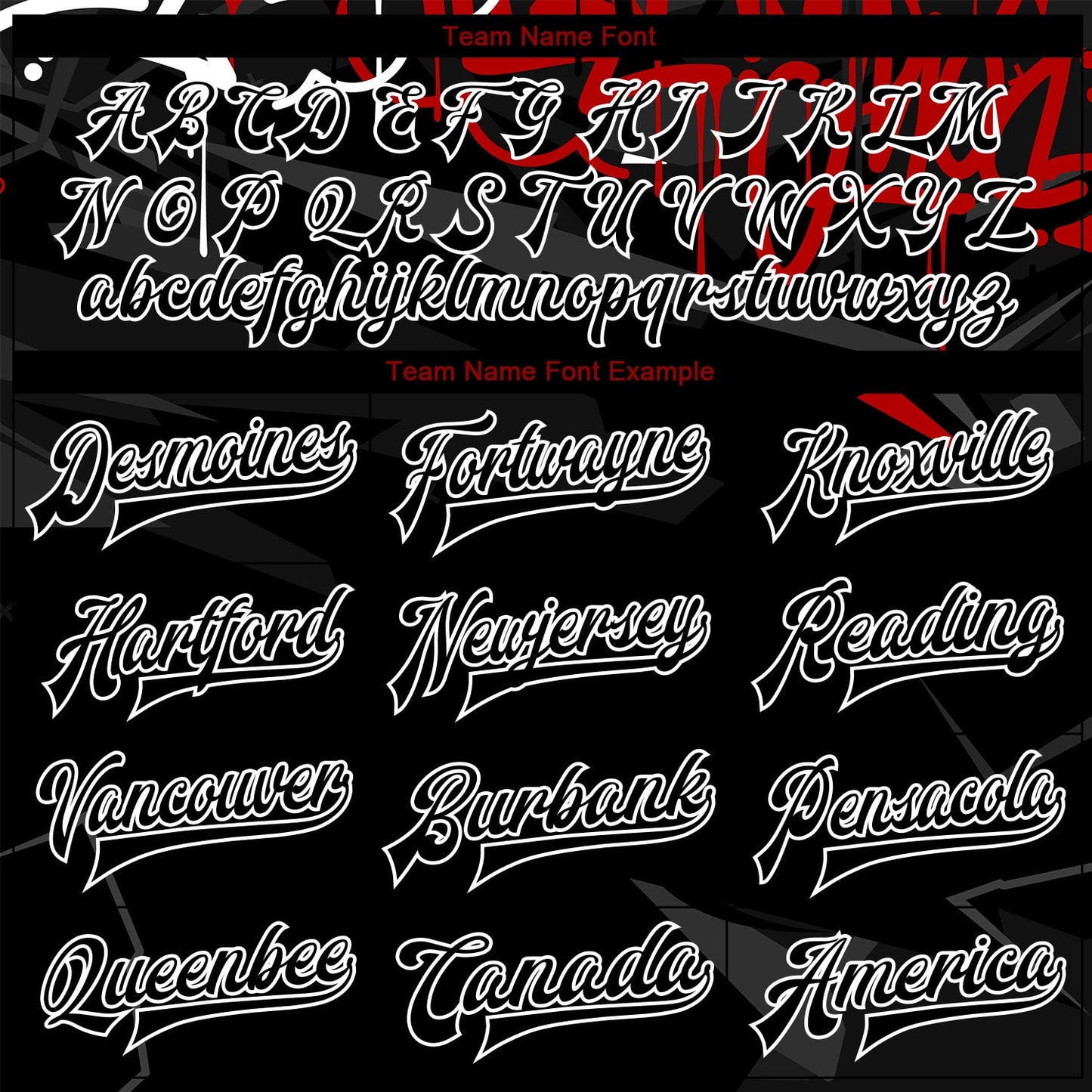 Custom Graffiti Pattern Black-Red Dark Abstract Urban Street Art 3D Bomber Full-Snap Varsity Letterman Jacket view 6