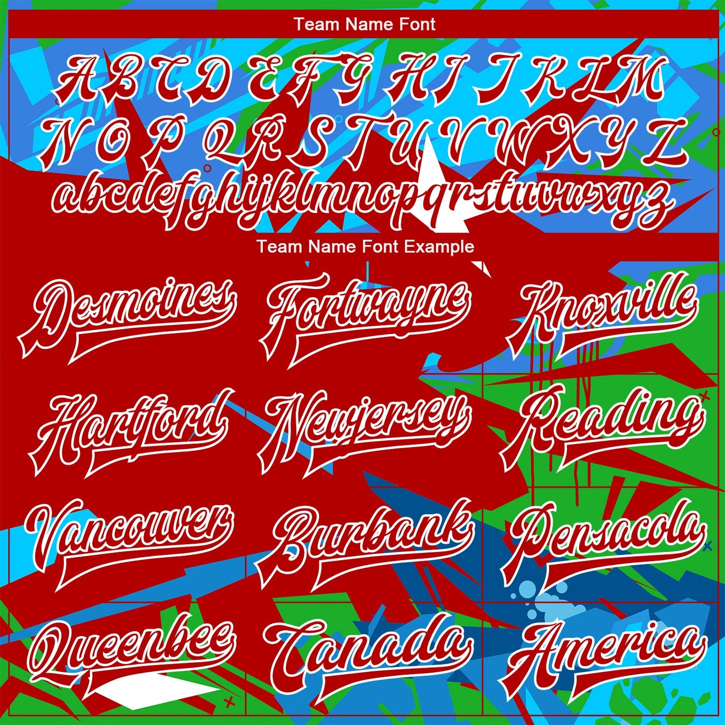Custom Graffiti Pattern Red-White Hiphop Abstract Urban Street Art 3D Bomber Full-Snap Varsity Letterman Jacket view 6