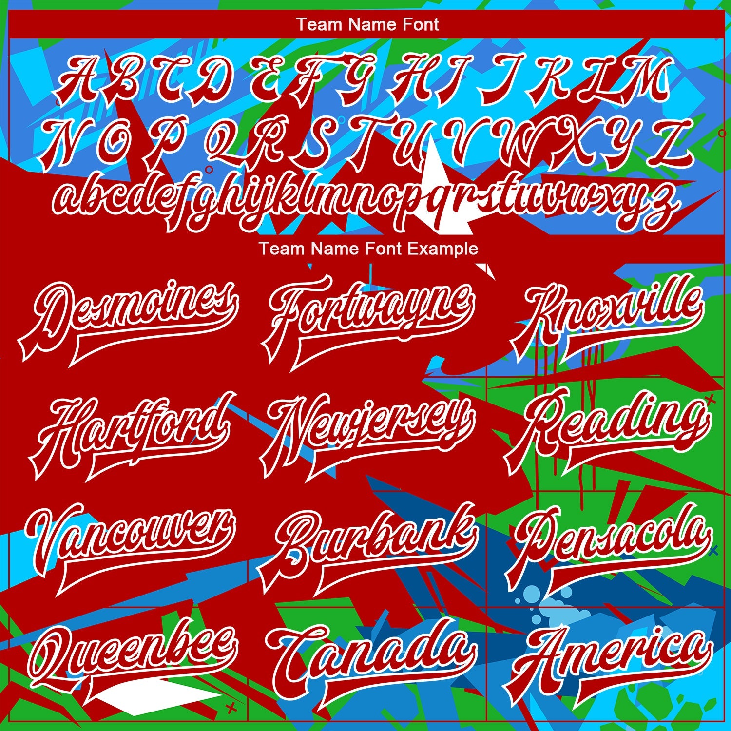 Custom Graffiti Pattern Red-White Hiphop Abstract Urban Street Art 3D Bomber Full-Snap Varsity Letterman Jacket view 6