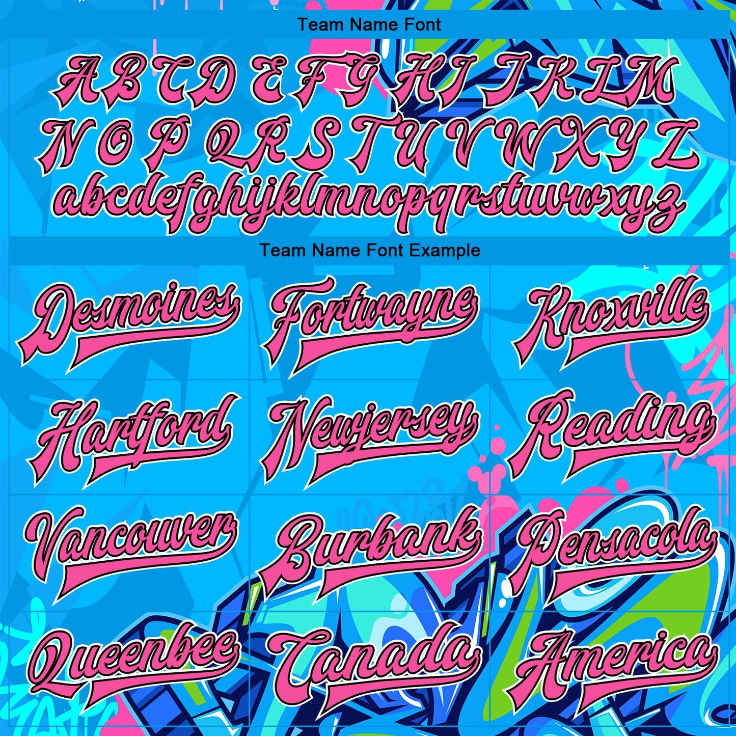 Custom Graffiti Pattern Pink-Black Hiphop Abstract Urban Street Art 3D Bomber Full-Snap Varsity Letterman Jacket view 6