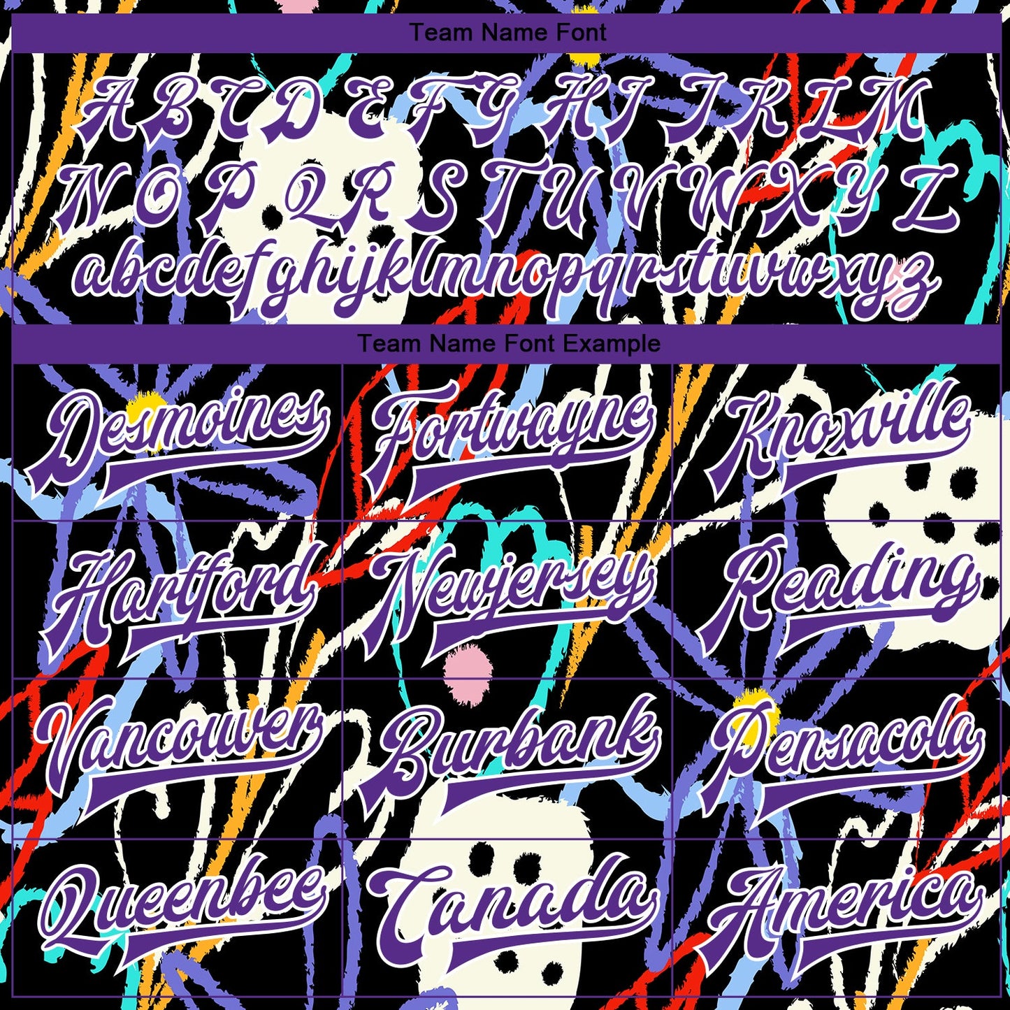 Custom Graffiti Pattern Purple-White Hand Painted Flowers 3D Bomber Full-Snap Varsity Letterman Jacket view 6