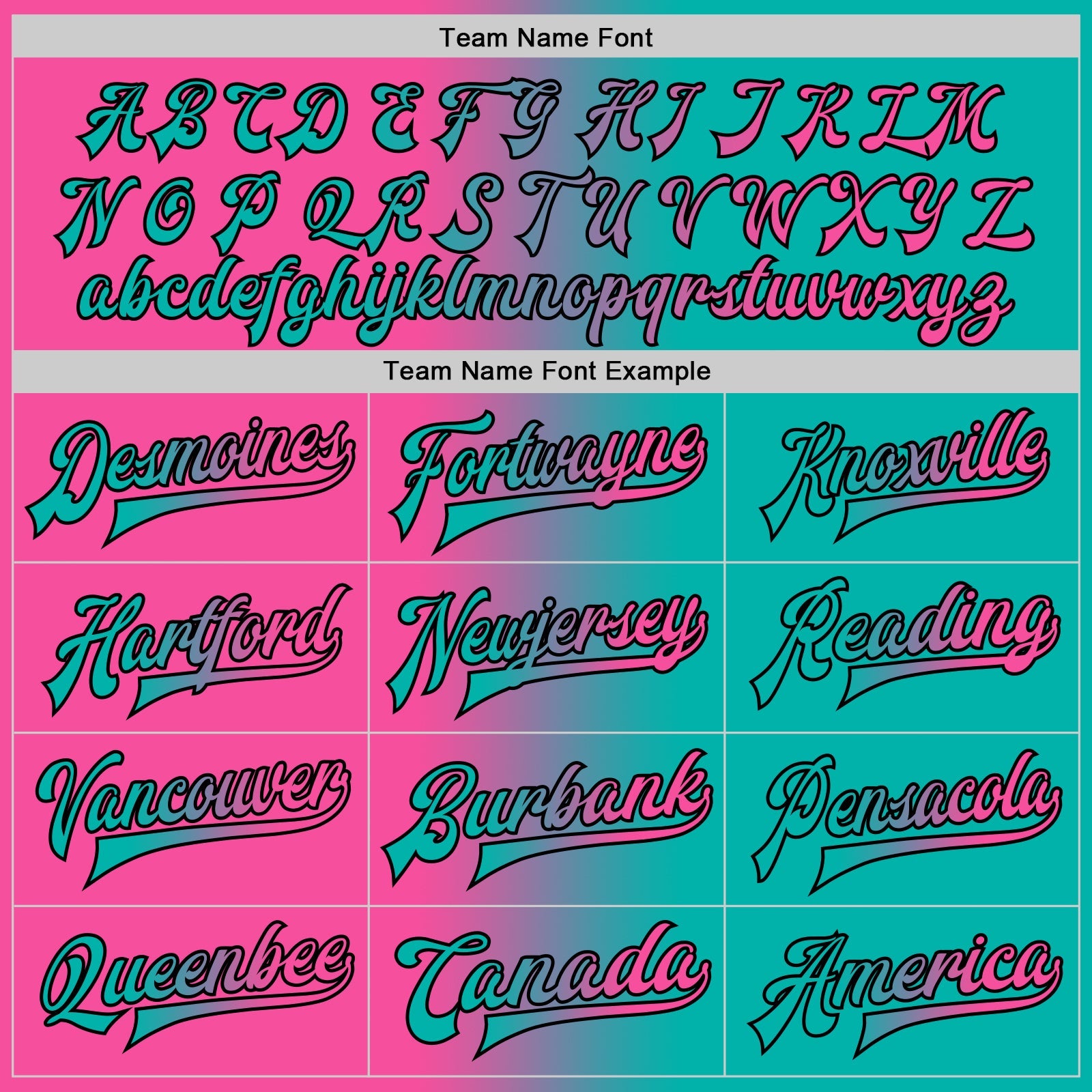 Custom Aqua Pink-Black Bomber Full-Snap Varsity Letterman Gradient Fashion Jacket view 6