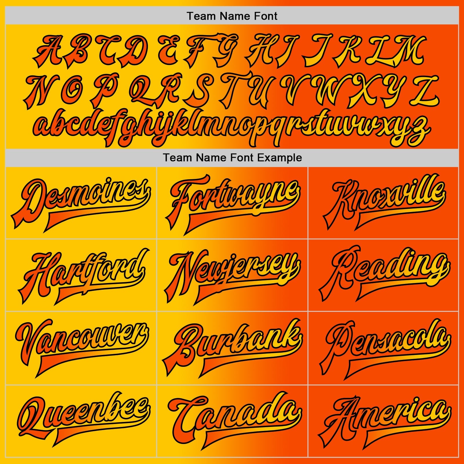 Custom Orange Yellow-Black Bomber Full-Snap Varsity Letterman Gradient Fashion Jacket view 6