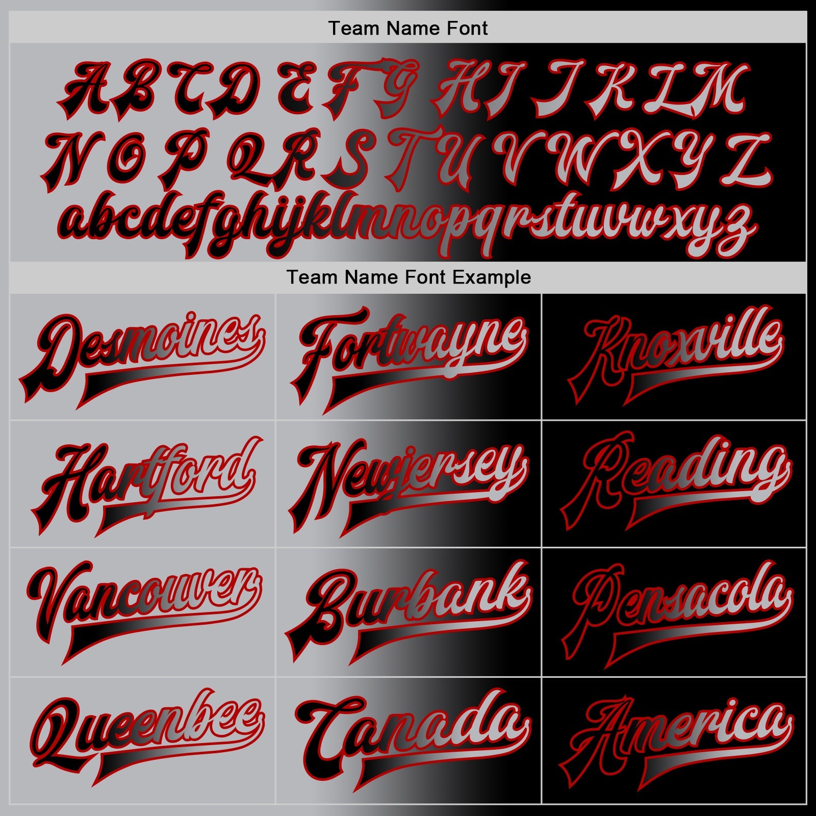 Custom Black Gray-Red Bomber Full-Snap Varsity Letterman Gradient Fashion Jacket view 6