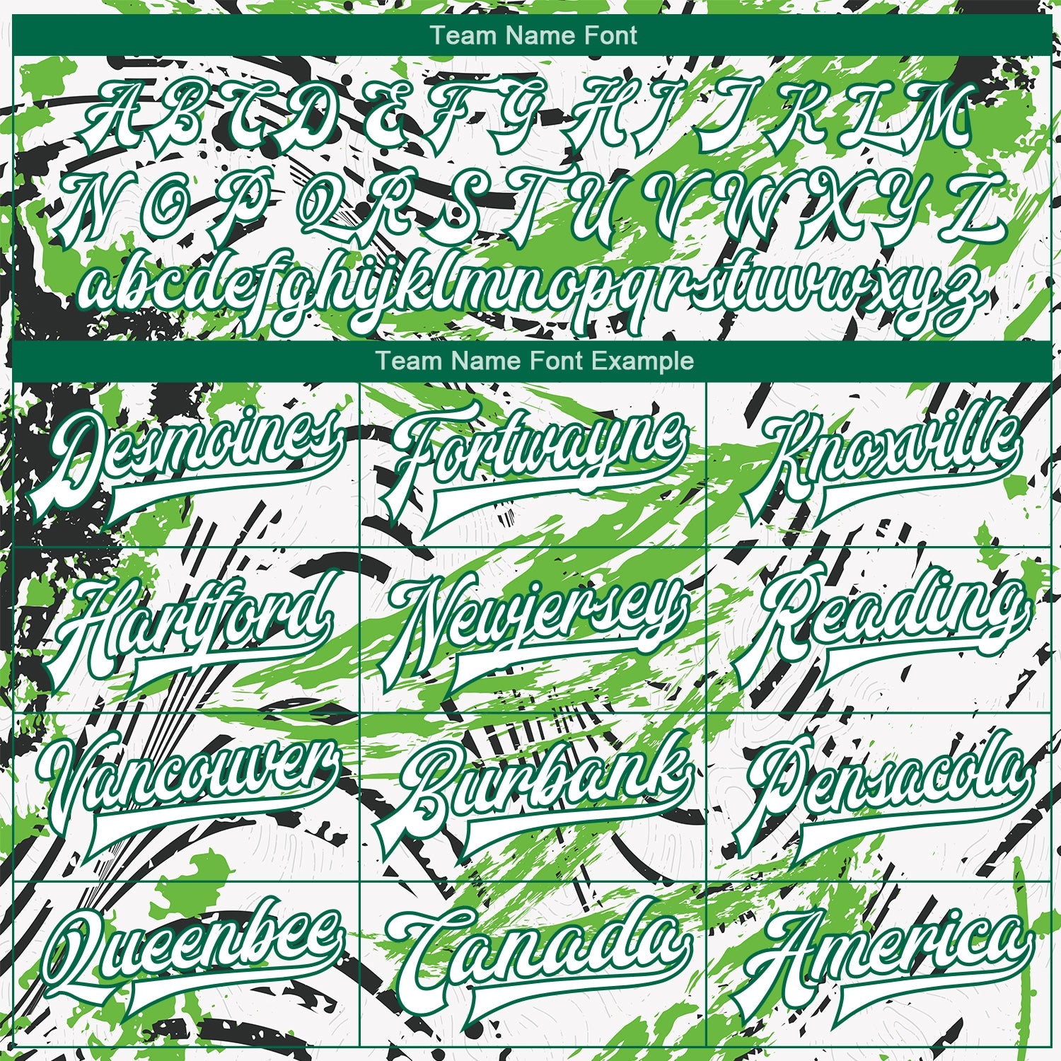 Custom Graffiti Pattern White-Kelly Green Grunge Art 3D Bomber Full-Snap Varsity Letterman Jacket view 6