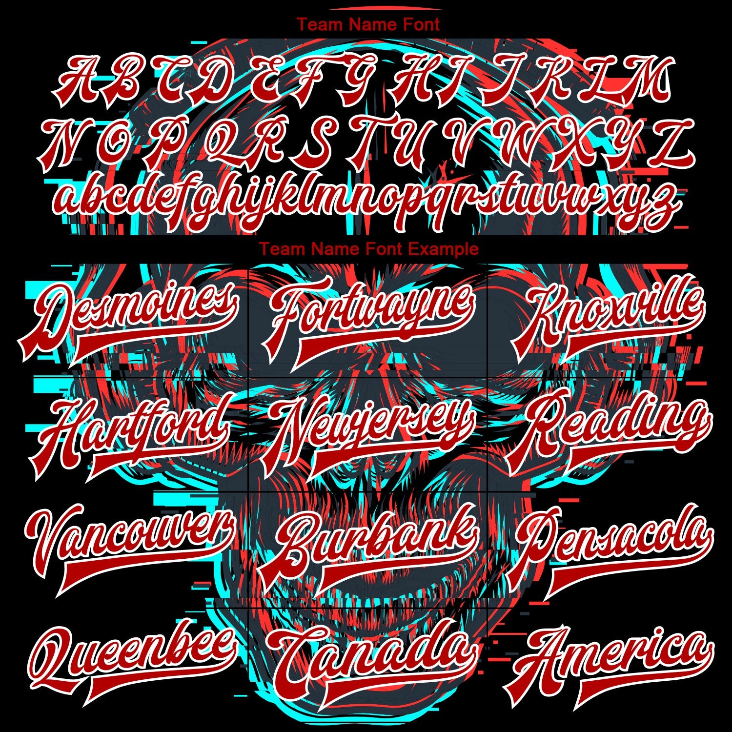 Custom Black Red-White Skull With Headphones 3D Bomber Full-Snap Varsity Letterman Jacket view 6