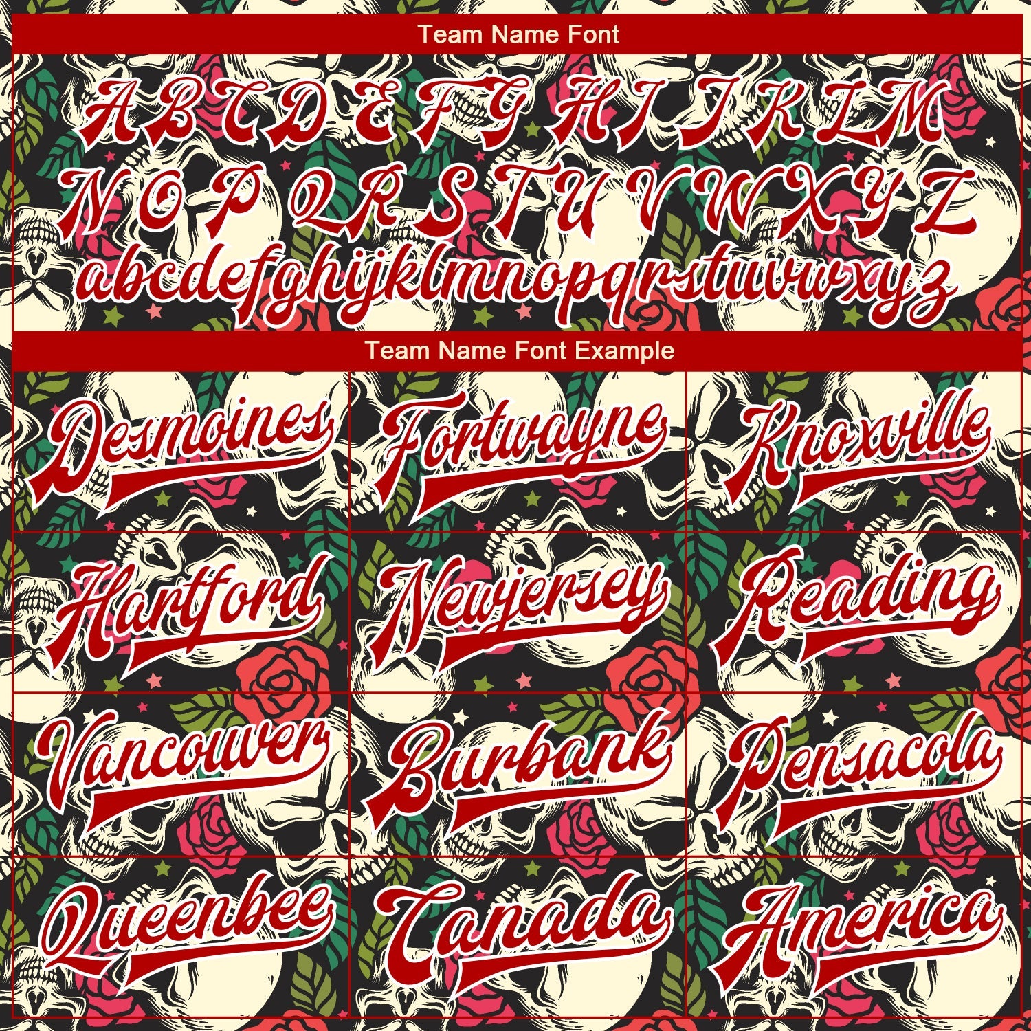 Custom Black Red-White Skull And Rose 3D Bomber Full-Snap Varsity Letterman Jacket view 6