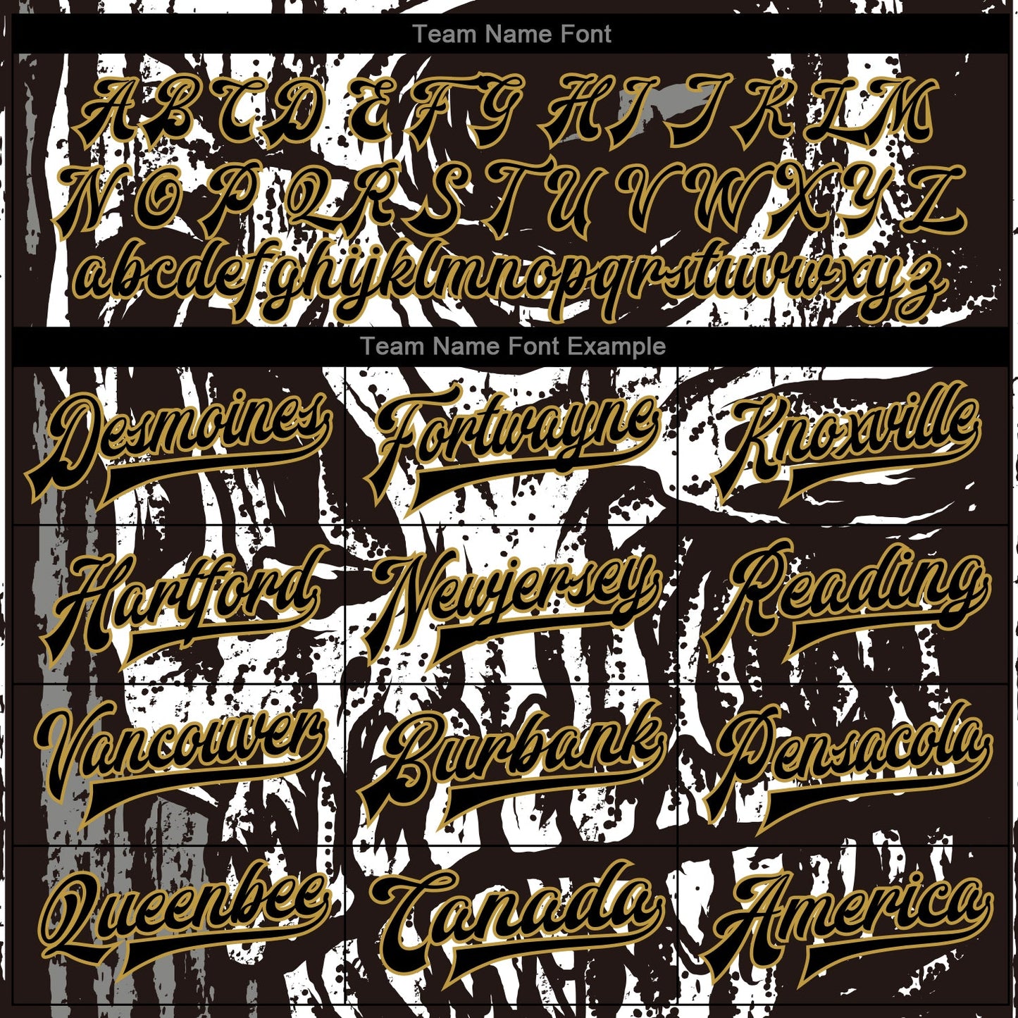 Custom Black Old Gold Skull Fashion 3D Bomber Full-Snap Varsity Letterman Jacket view 6