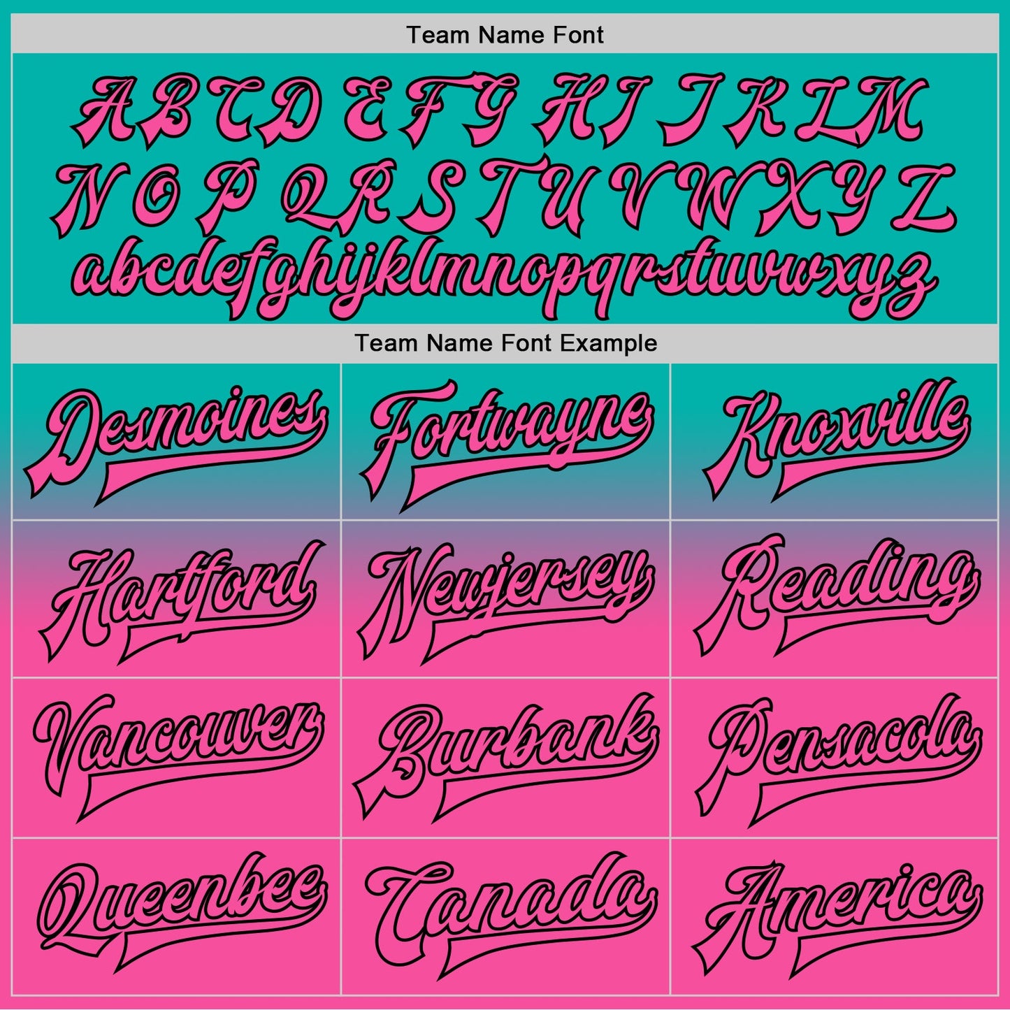 Custom Aqua Pink-Black Bomber Full-Snap Varsity Letterman Fade Fashion Jacket view 6