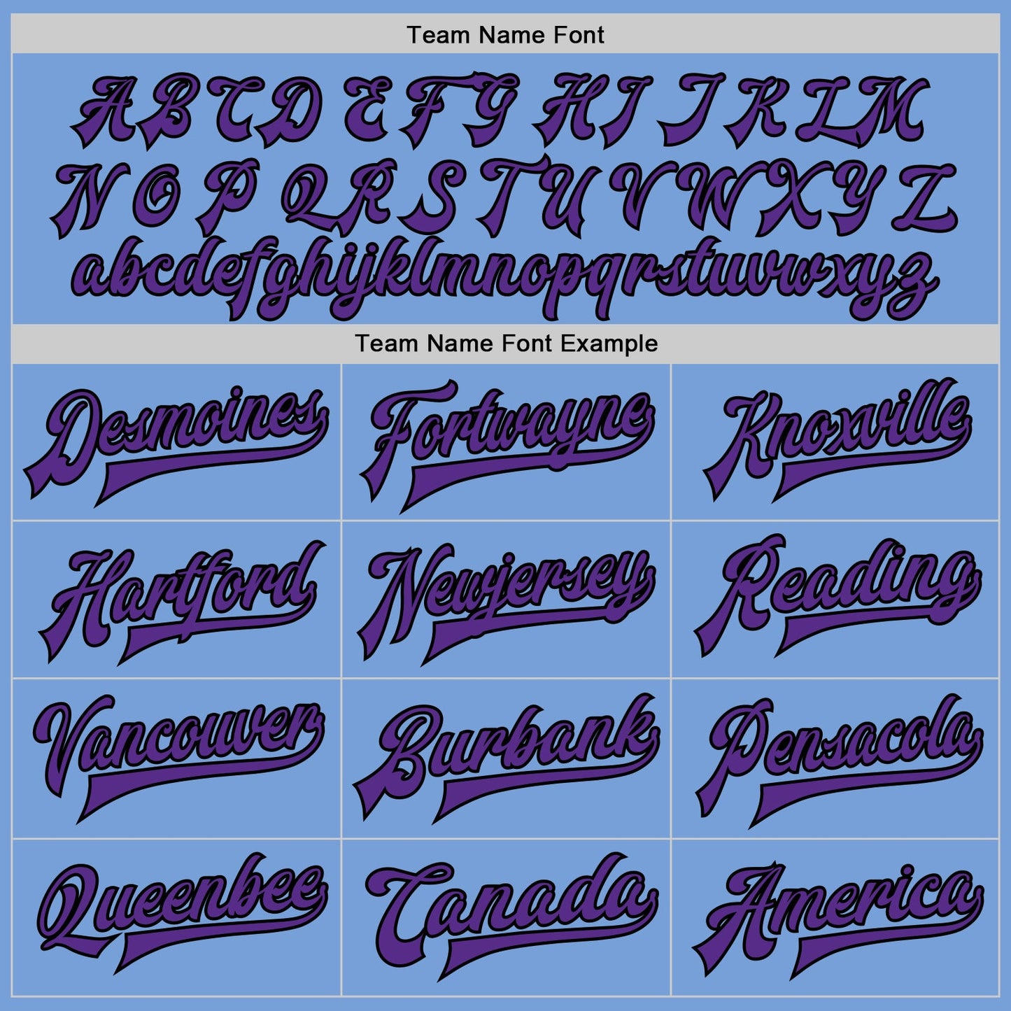 Custom Light Blue Purple-Black Bomber Full-Snap Varsity Letterman Two Tone Jacket view 6