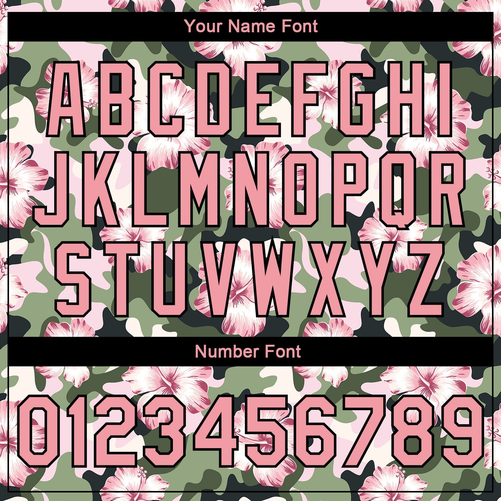 Custom Camo Pink-Black Hibiscus Flower 3D Pattern Design Bomber Full-Snap Varsity Letterman Salute To Service Jacket view 7
