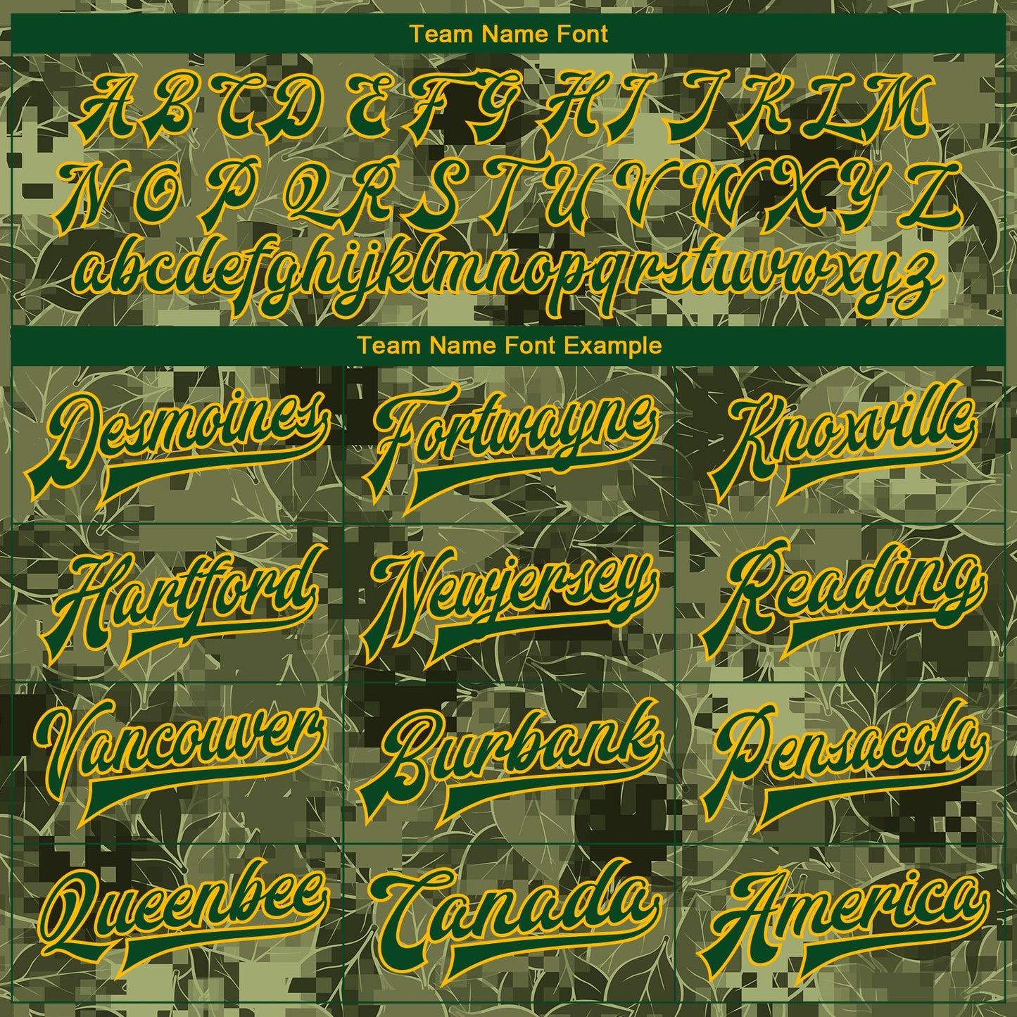 Custom Camo Green-Gold Leaves 3D Pattern Design Bomber Full-Snap Varsity Letterman Salute To Service Jacket view 6