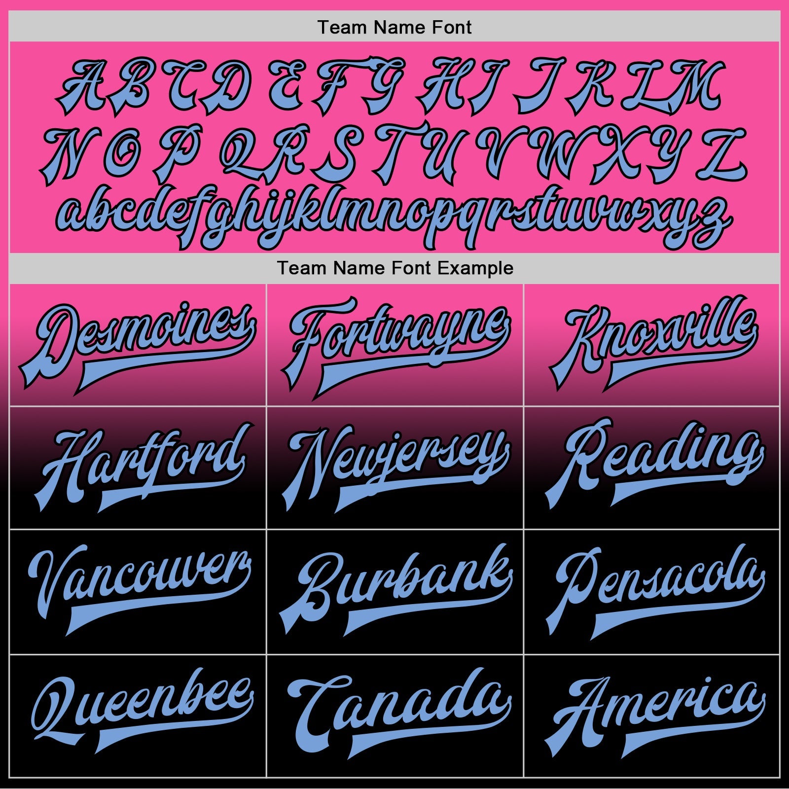 Custom Pink Light Blue-Black Bomber Full-Snap Varsity Letterman Fade Fashion Jacket view 6