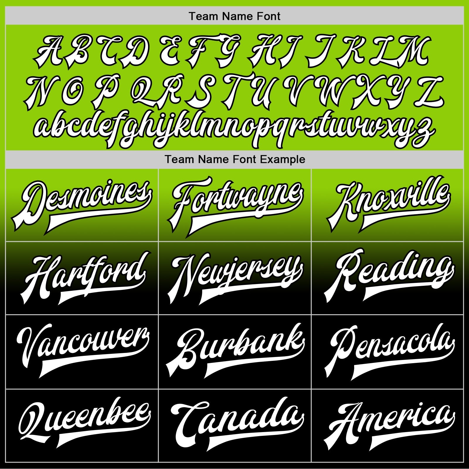 Custom Neon Green White-Black Bomber Full-Snap Varsity Letterman Fade Fashion Jacket view 6