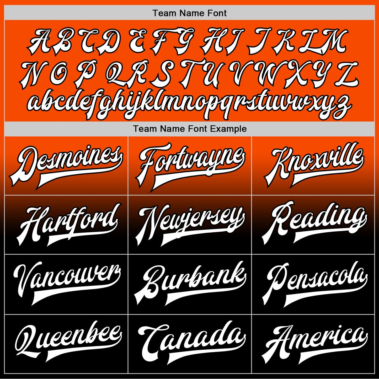 Custom Orange White-Black Bomber Full-Snap Varsity Letterman Fade Fashion Jacket view 6