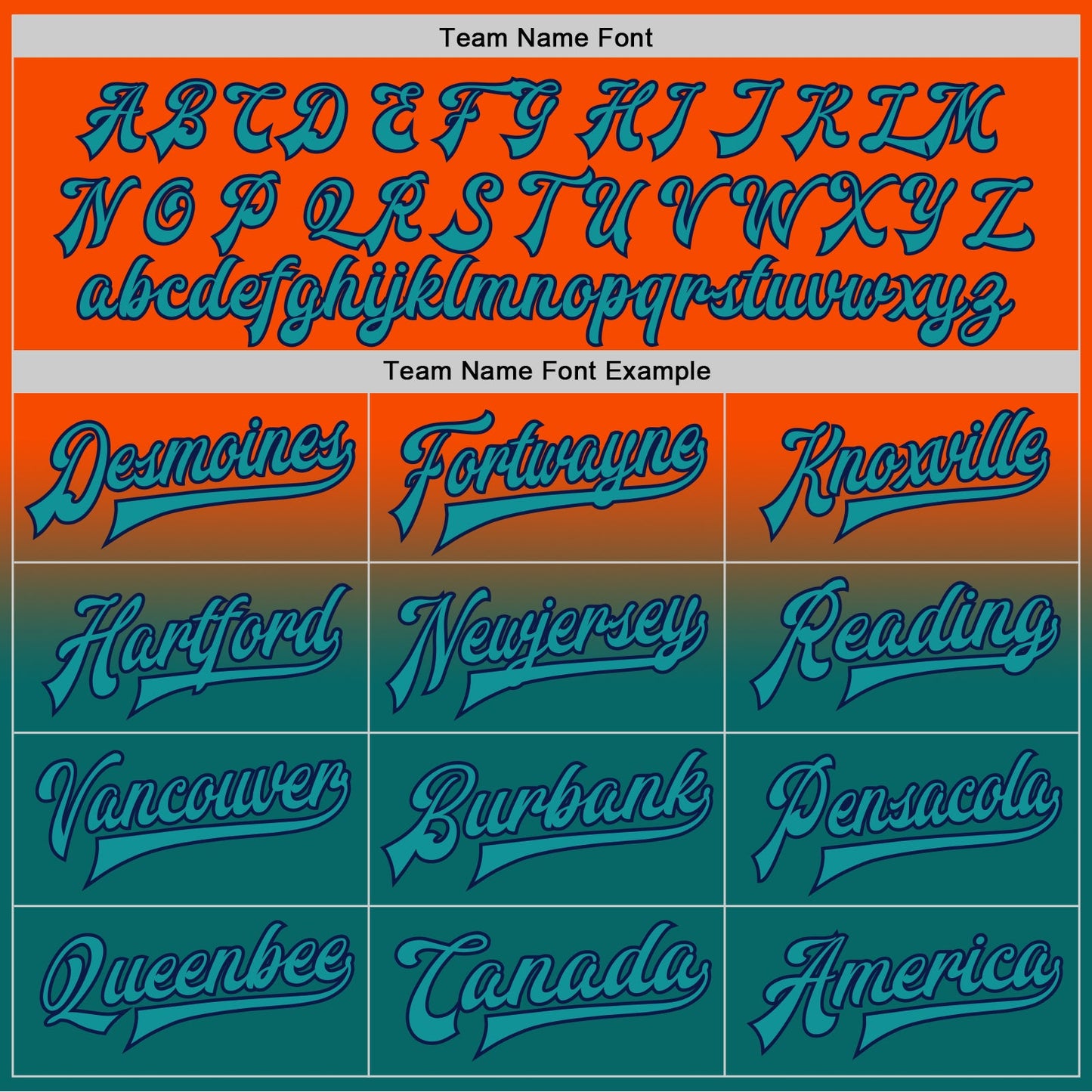 Custom Orange Teal-Navy Bomber Full-Snap Varsity Letterman Fade Fashion Jacket view 6