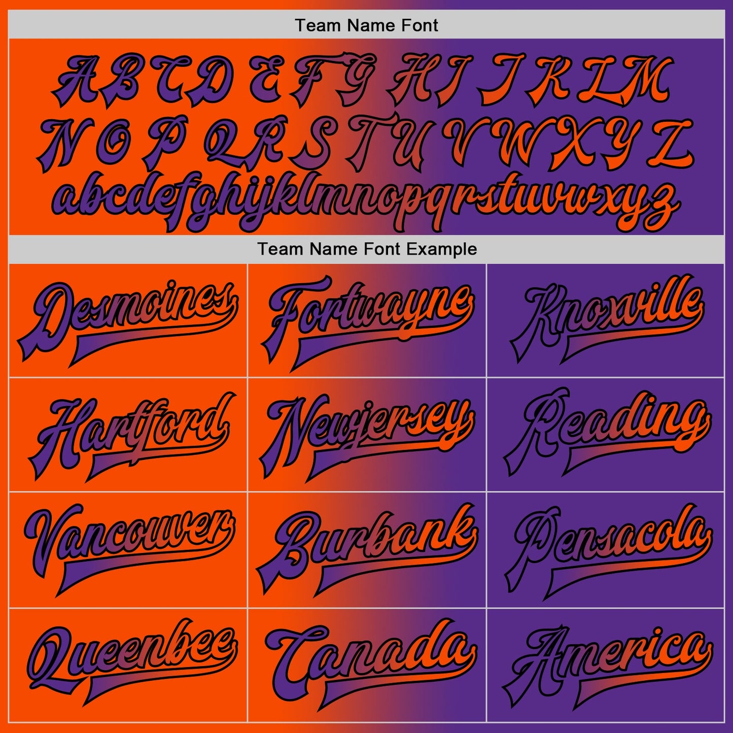 Custom Purple Orange-Black Bomber Full-Snap Varsity Letterman Gradient Fashion Jacket view 6