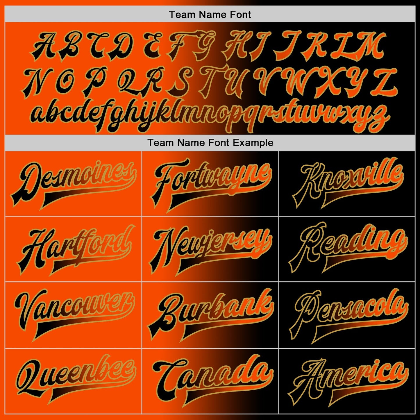 Custom Black Orange-Old Gold Bomber Full-Snap Varsity Letterman Gradient Fashion Jacket view 6
