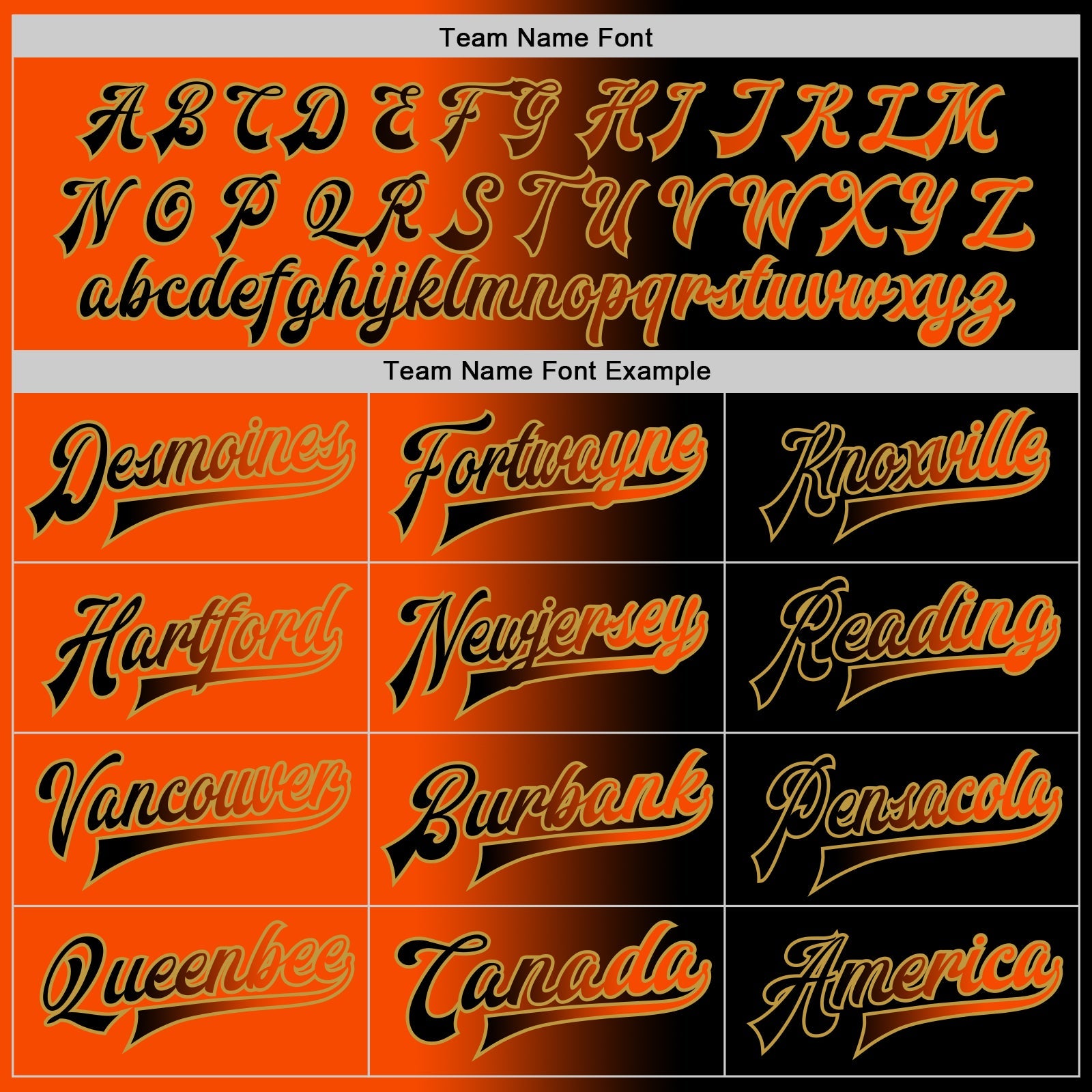 Custom Black Orange-Old Gold Bomber Full-Snap Varsity Letterman Gradient Fashion Jacket view 6