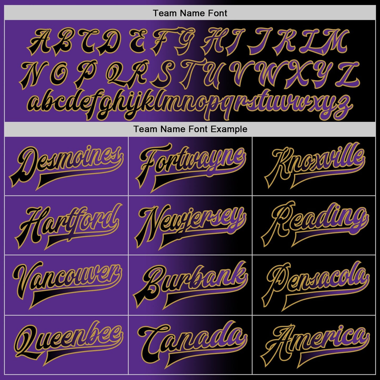Custom Black Purple-Old Gold Bomber Full-Snap Varsity Letterman Gradient Fashion Jacket view 6