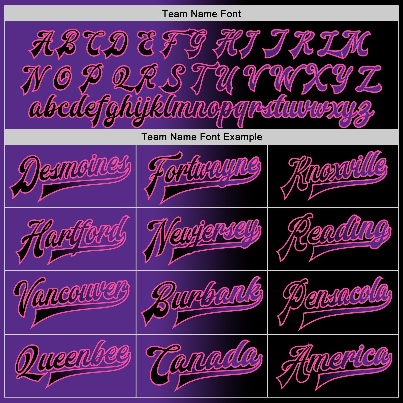 Custom Black Purple-Pink Bomber Full-Snap Varsity Letterman Gradient Fashion Jacket view 6