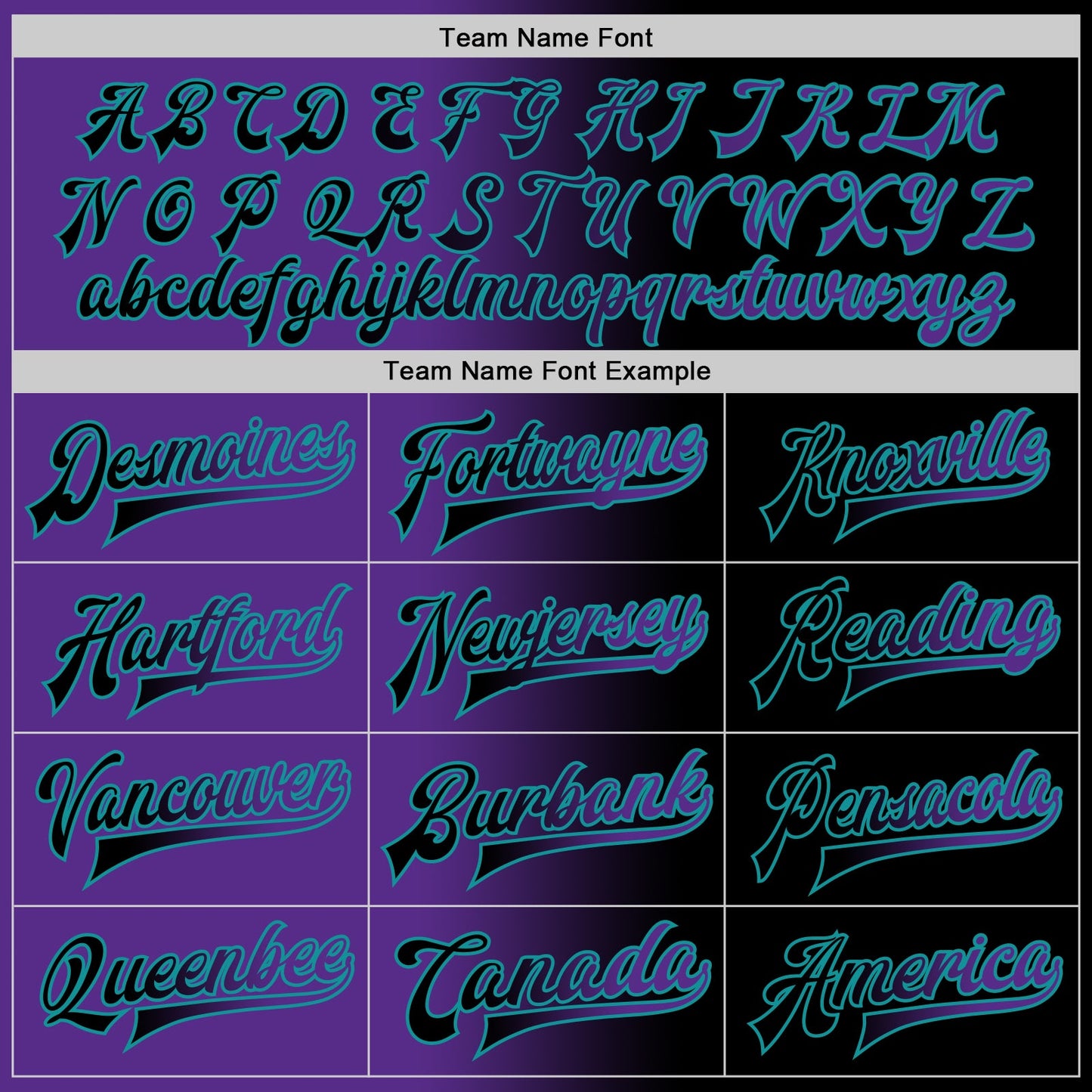 Custom Black Purple-Teal Bomber Full-Snap Varsity Letterman Gradient Fashion Jacket view 6