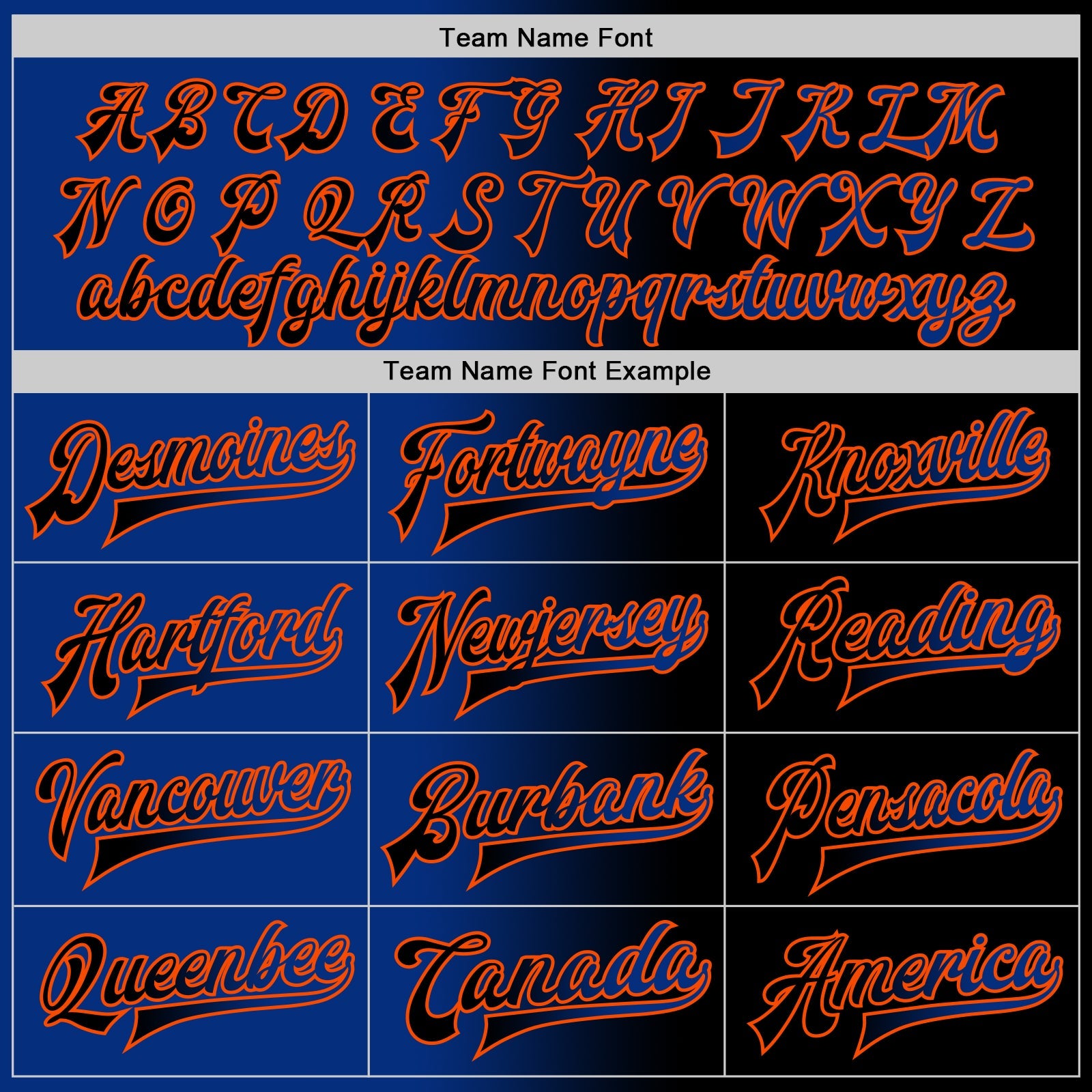 Custom Black Royal-Orange Bomber Full-Snap Varsity Letterman Gradient Fashion Jacket view 6