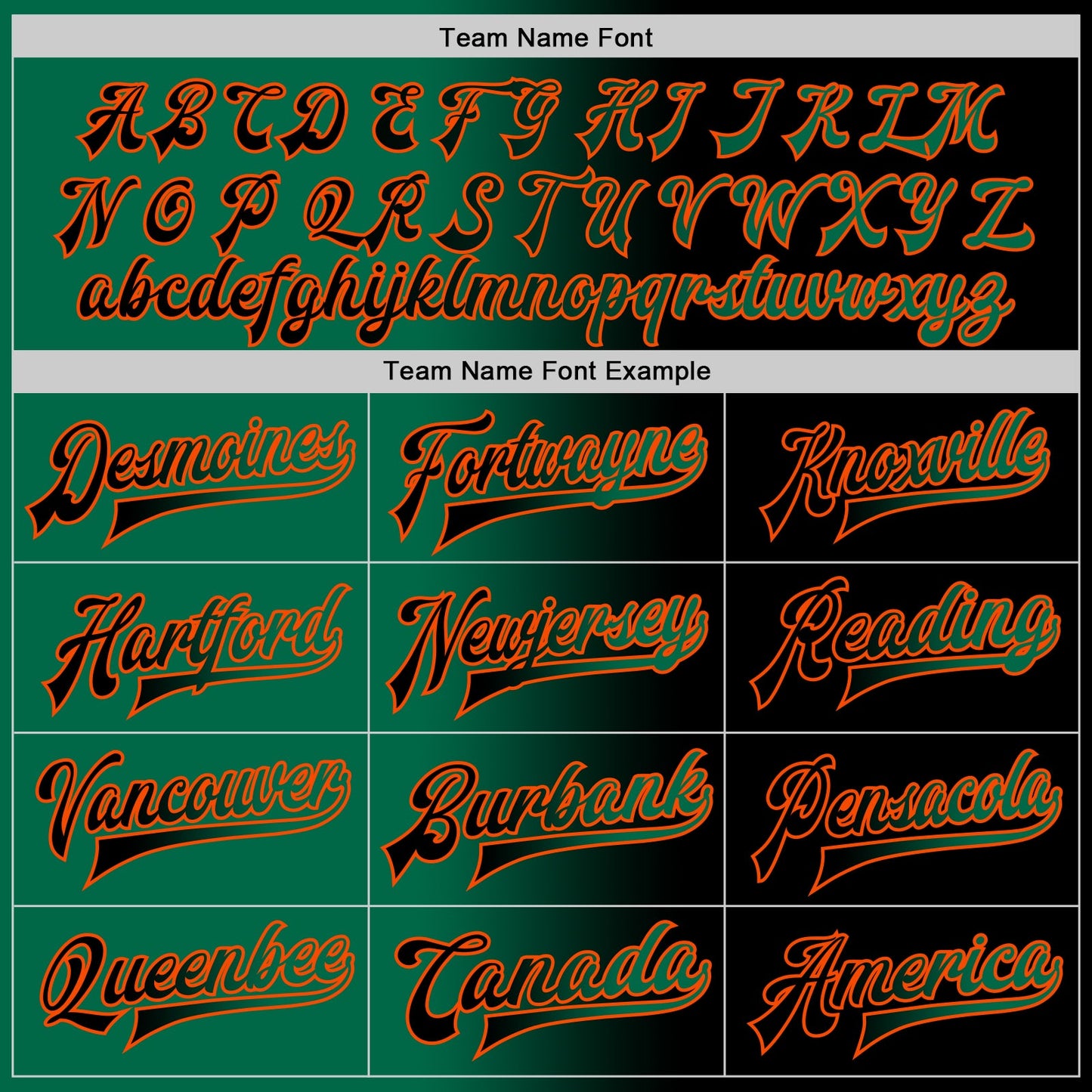 Custom Black Kelly Green-Orange Bomber Full-Snap Varsity Letterman Gradient Fashion Jacket view 6