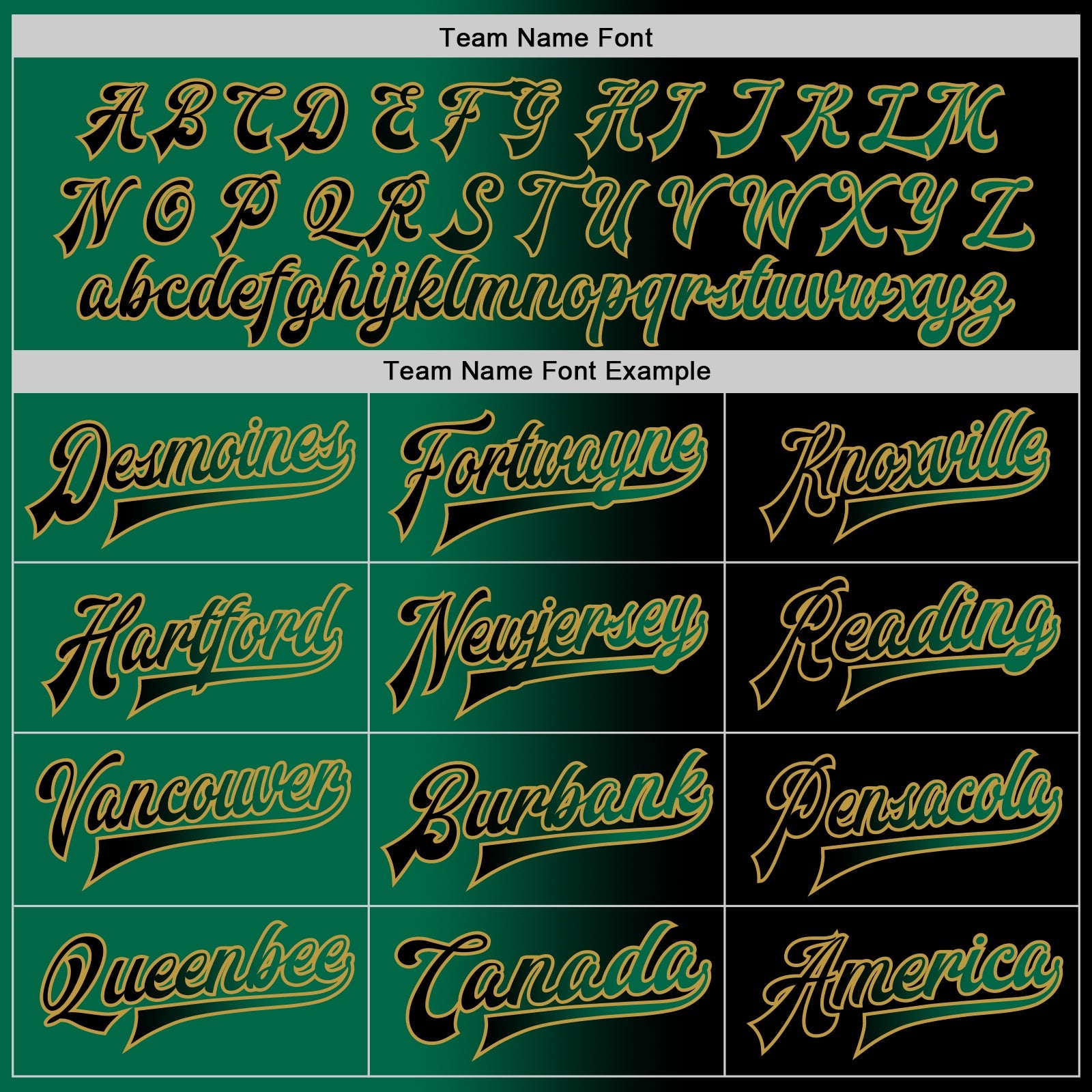 Custom Black Kelly Green-Old Gold Bomber Full-Snap Varsity Letterman Gradient Fashion Jacket view 6
