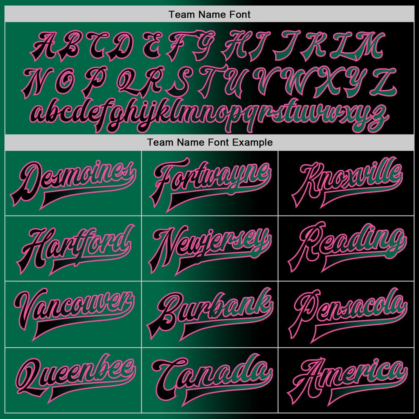 Custom Black Kelly Green-Pink Bomber Full-Snap Varsity Letterman Gradient Fashion Jacket view 6