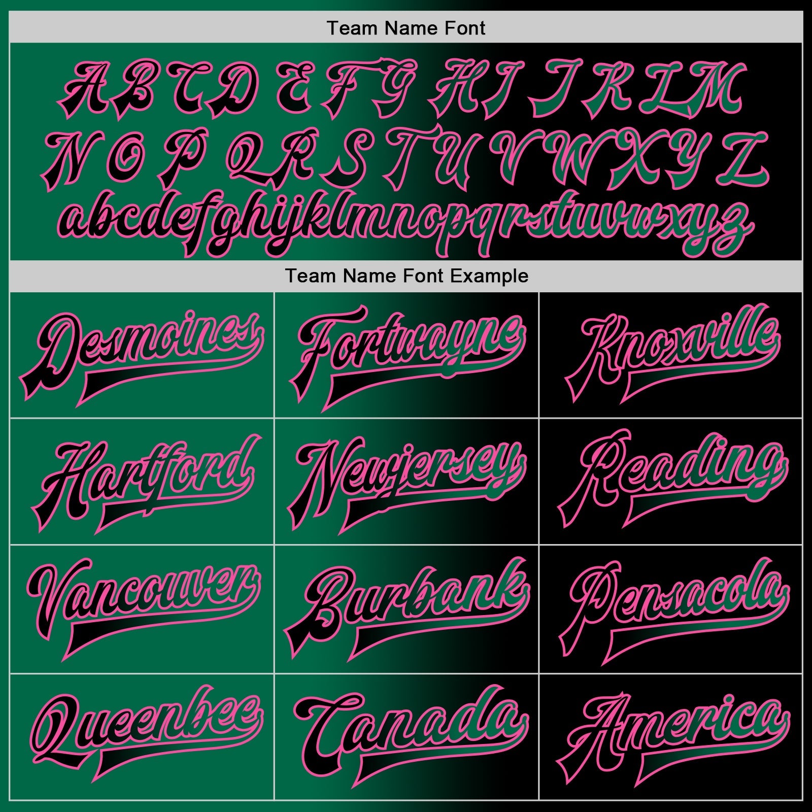 Custom Black Kelly Green-Pink Bomber Full-Snap Varsity Letterman Gradient Fashion Jacket view 6