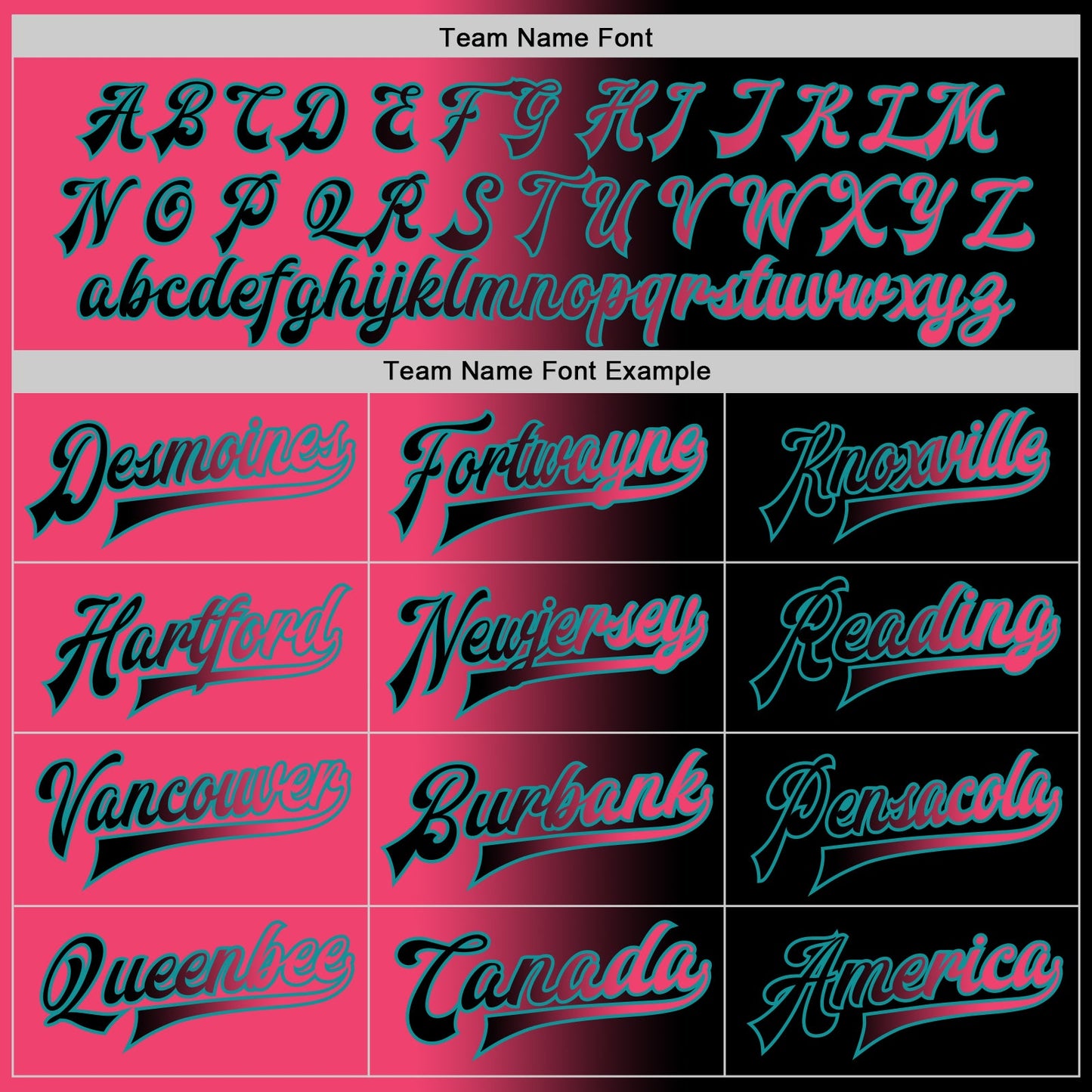 Custom Black Neon Pink-Teal Bomber Full-Snap Varsity Letterman Gradient Fashion Jacket view 6