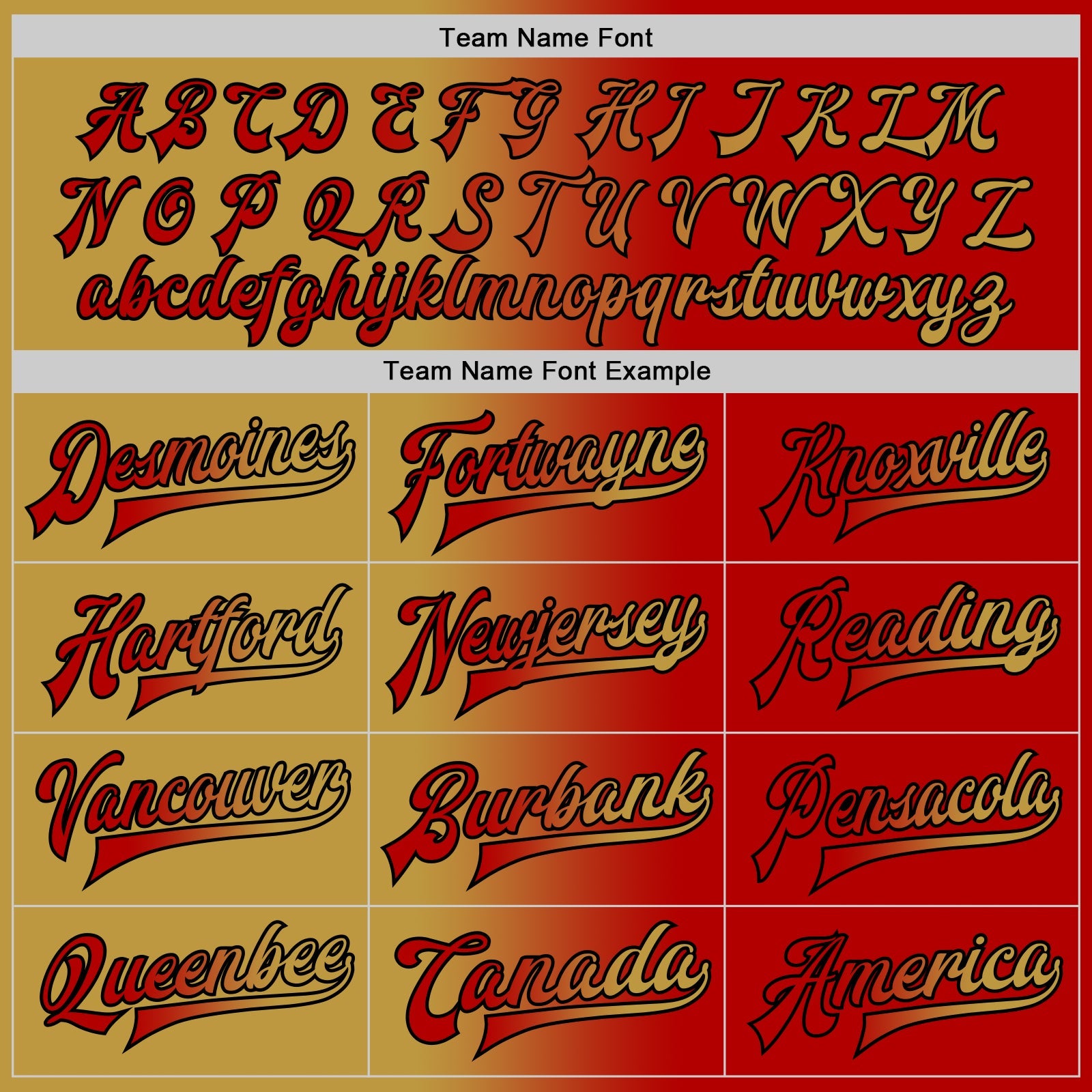 Custom Red Old Gold-Black Bomber Full-Snap Varsity Letterman Gradient Fashion Jacket view 6