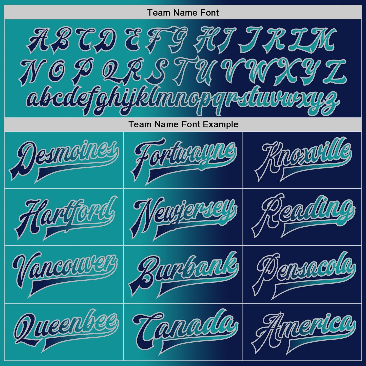 Custom Navy Teal-Gray Bomber Full-Snap Varsity Letterman Gradient Fashion Jacket view 6